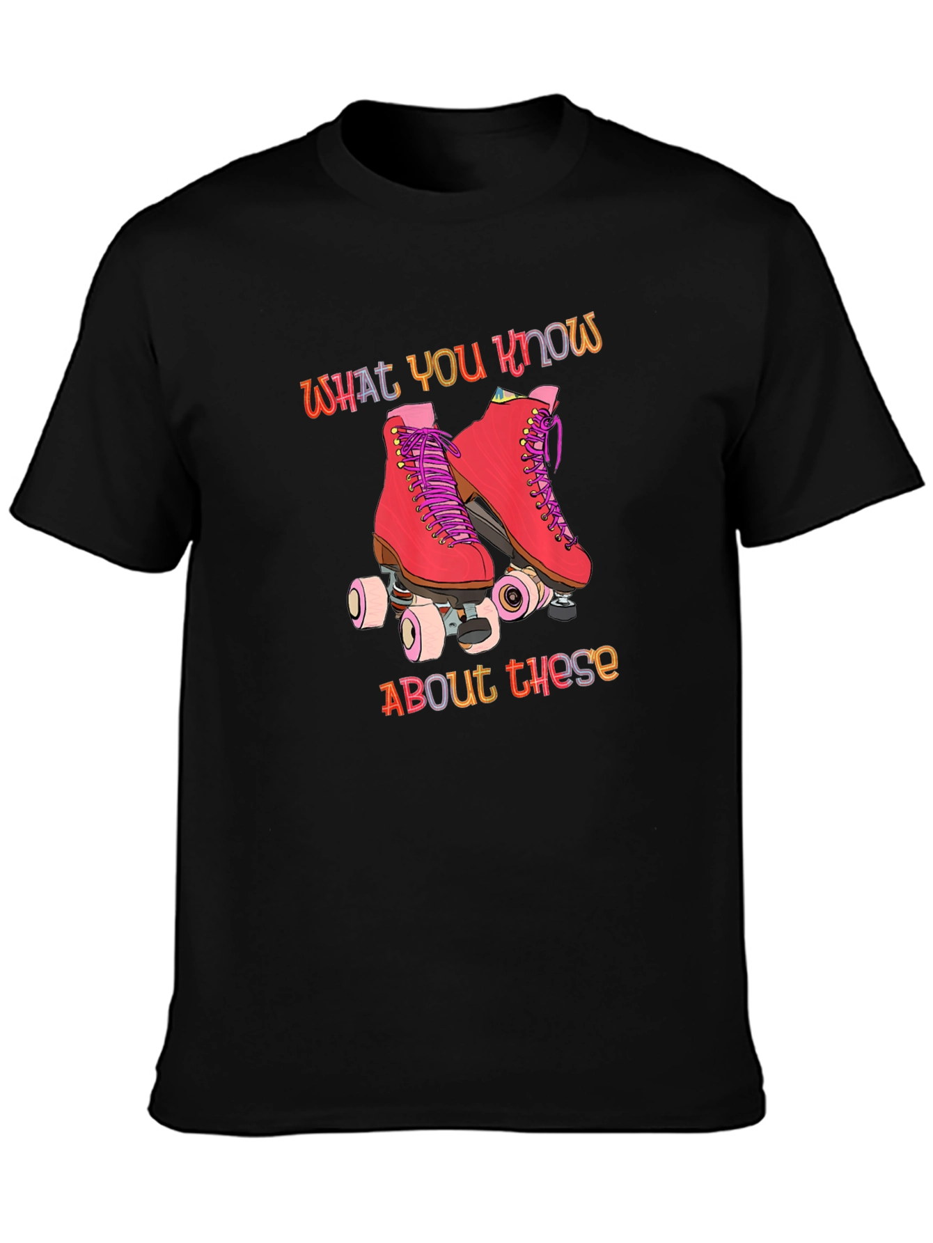 Retro Roller Skate Graphic T-Shirt