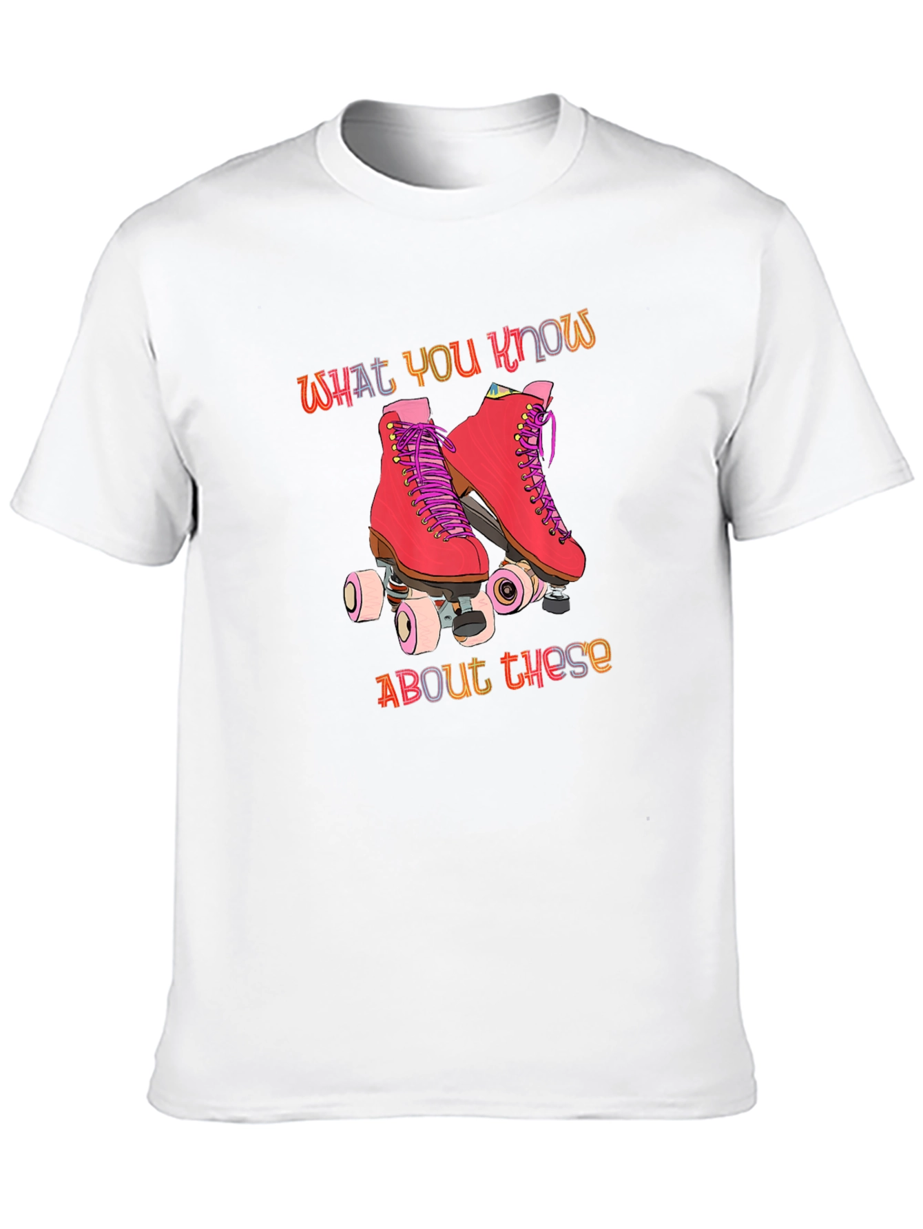 Retro Roller Skate Graphic T-Shirt