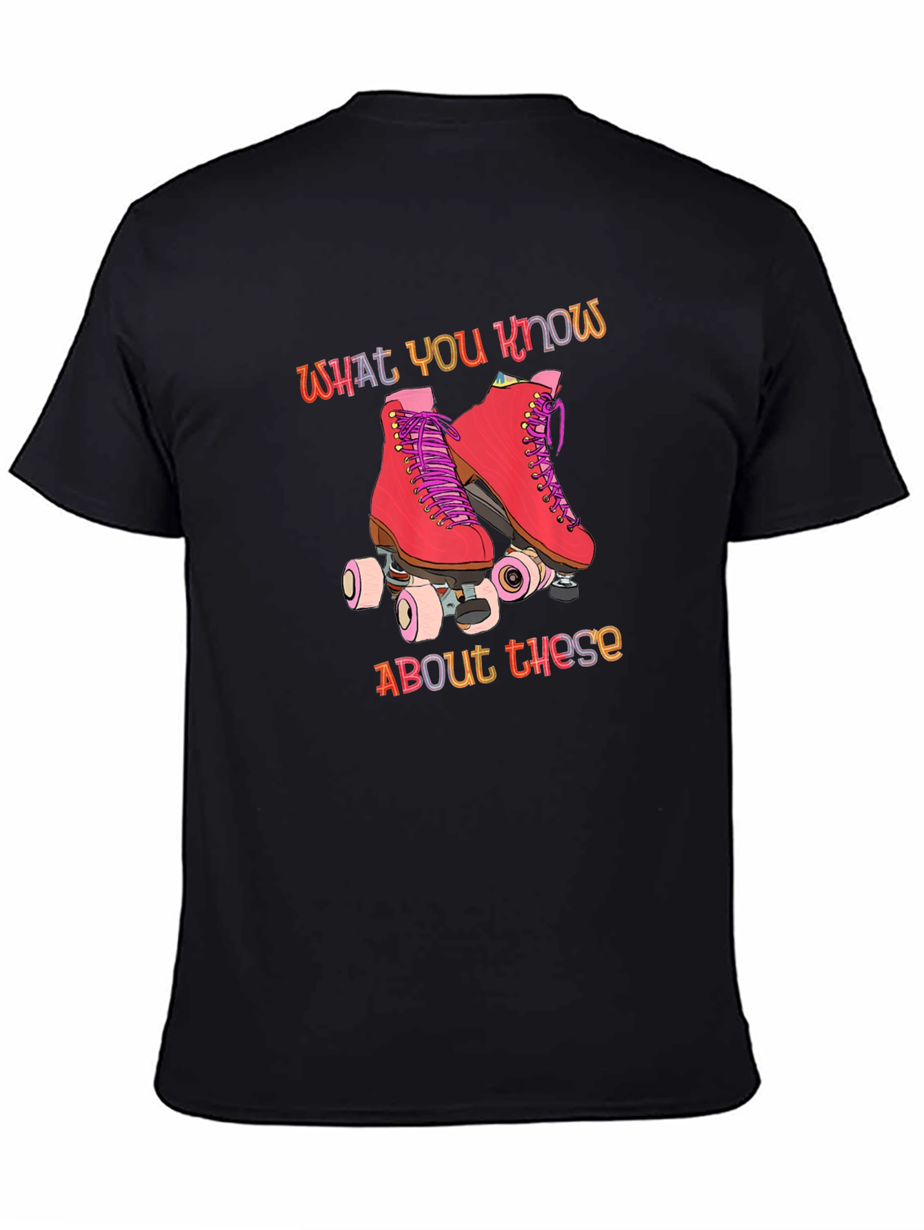 Retro Roller Skate Graphic T-Shirt