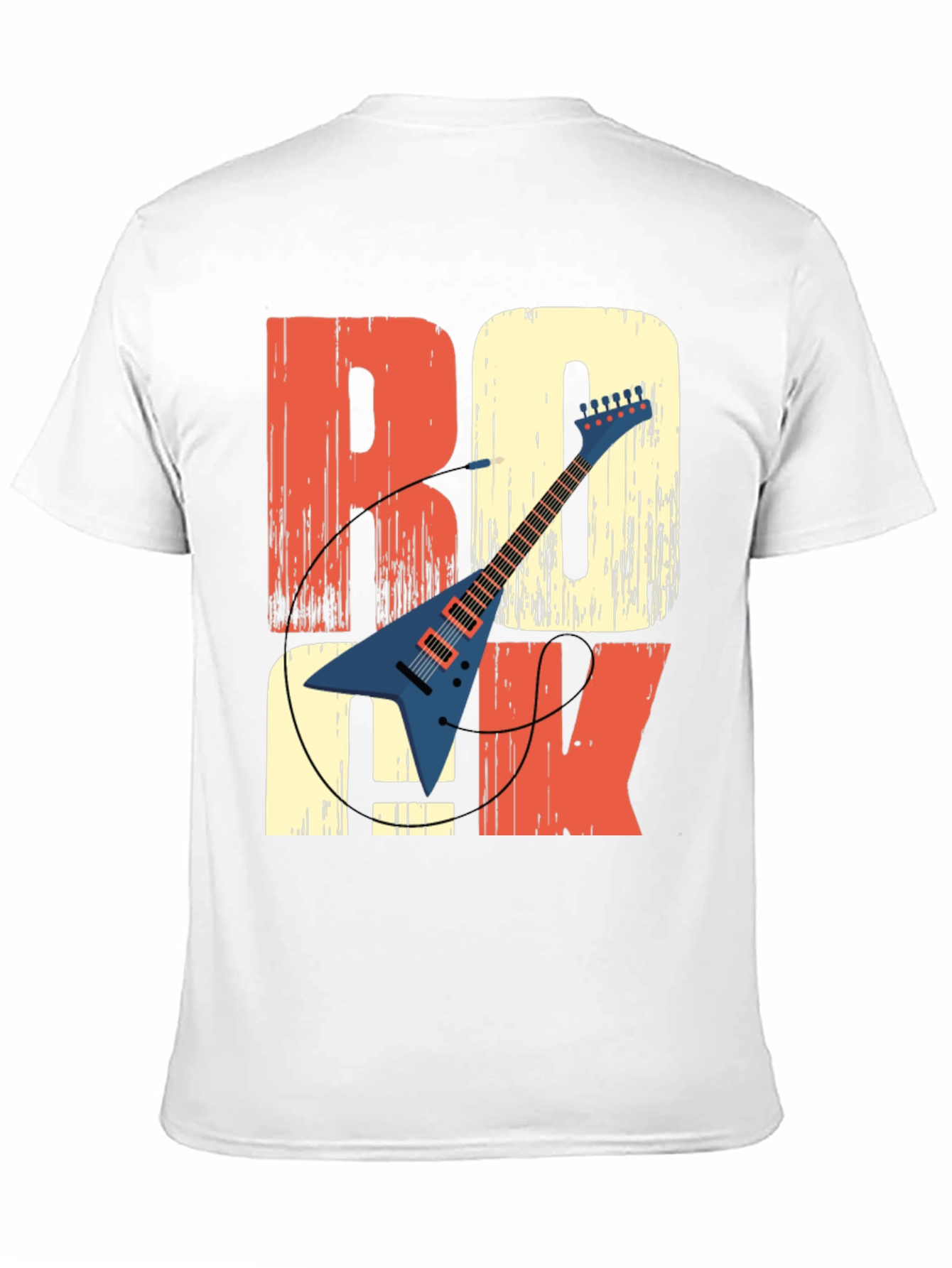 Retro Rock Guitar T-Shirt