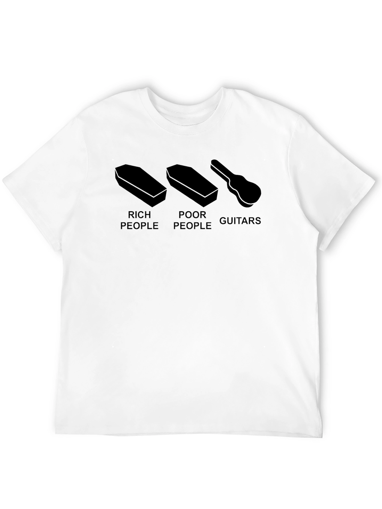 Rich People Poor People Guitars T-Shirt
