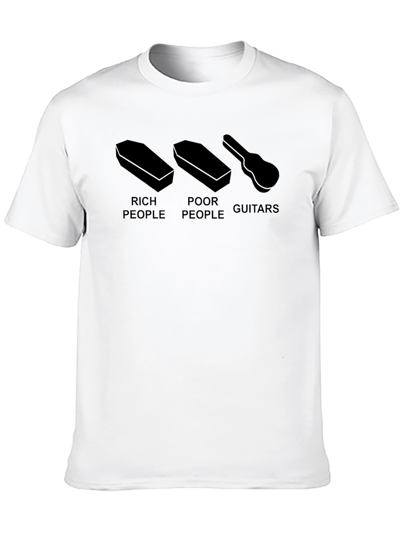 Rich People Poor People Guitars T-Shirt