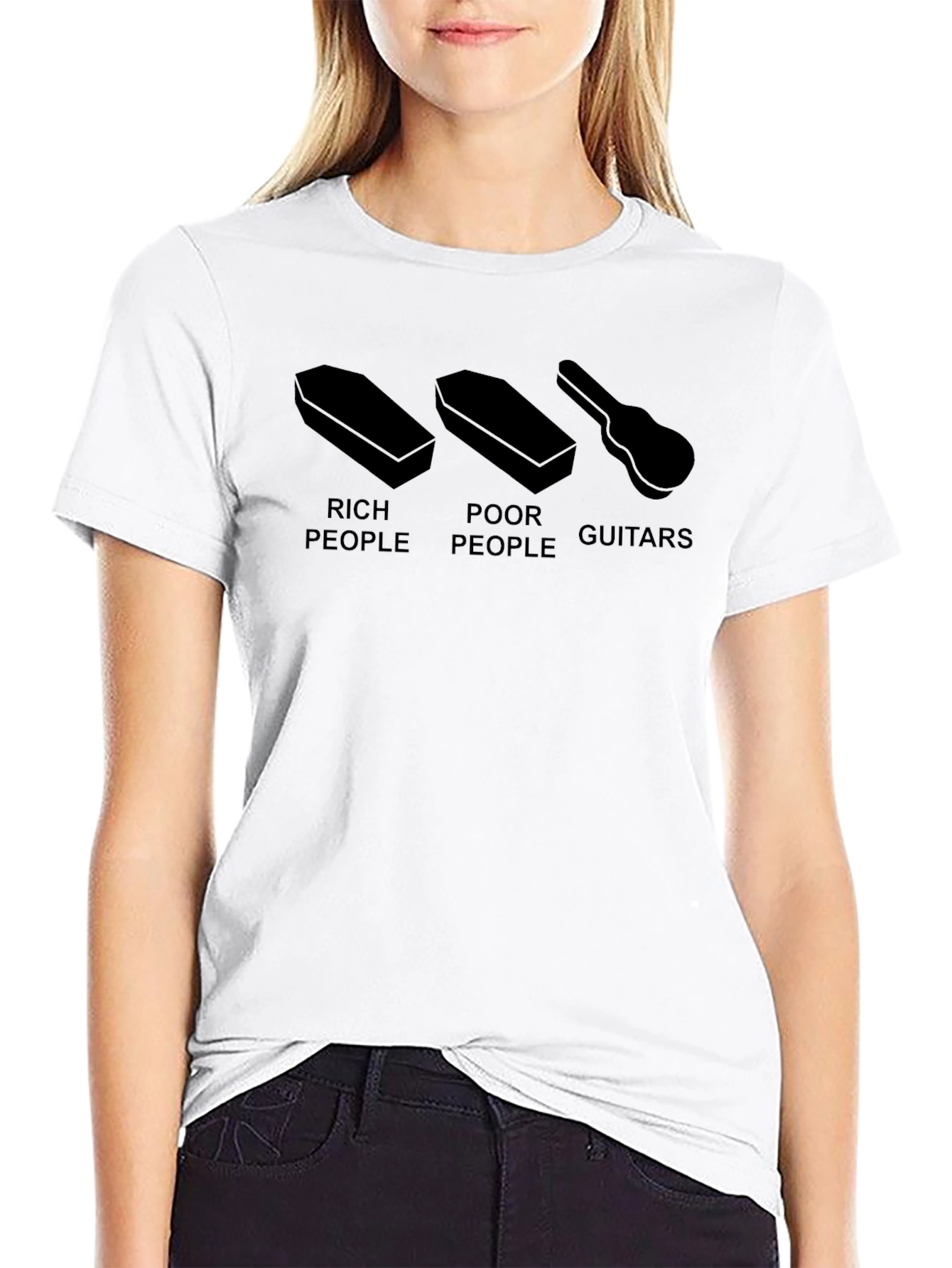 Rich People Poor People Guitars T-Shirt