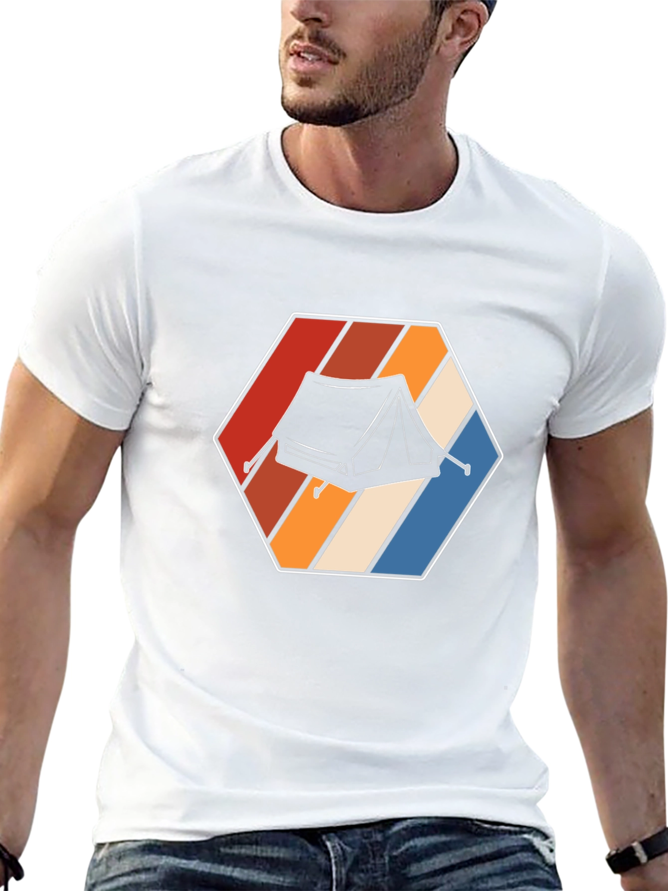 Retro Camping Tent T-Shirt