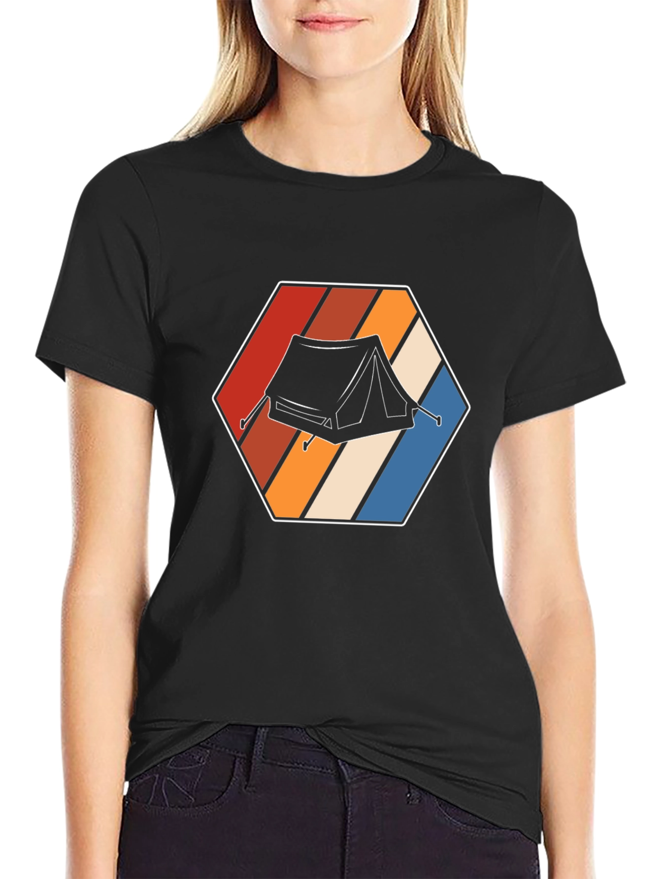 Retro Camping Tent T-Shirt