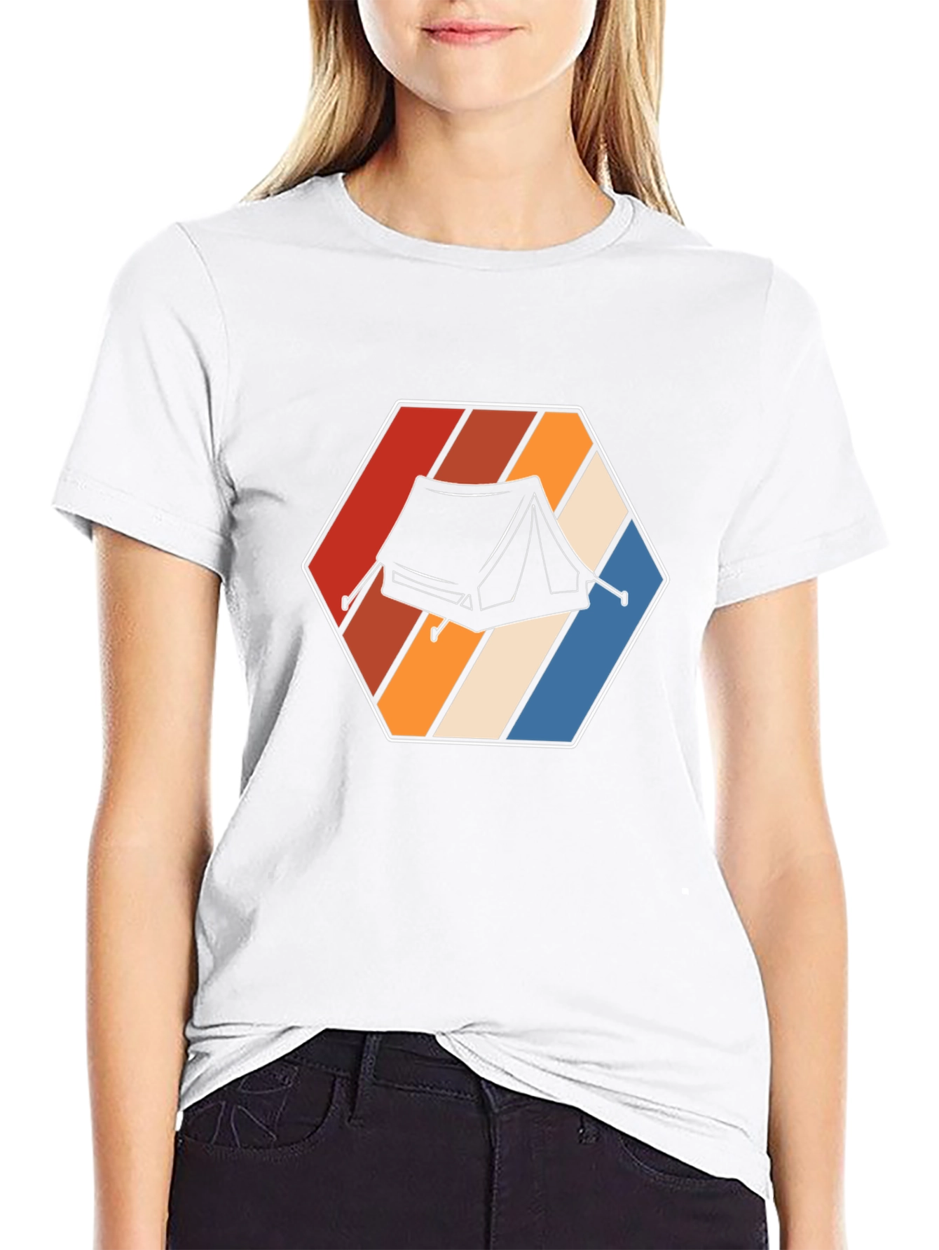 Retro Camping Tent T-Shirt