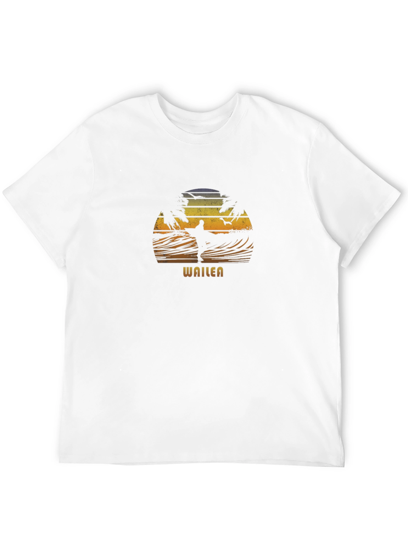 Wailea Surfer Graphic Tee - Retro Style