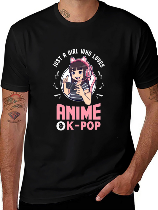 Anime & K-Pop Girl T-Shirt - Gamer Style