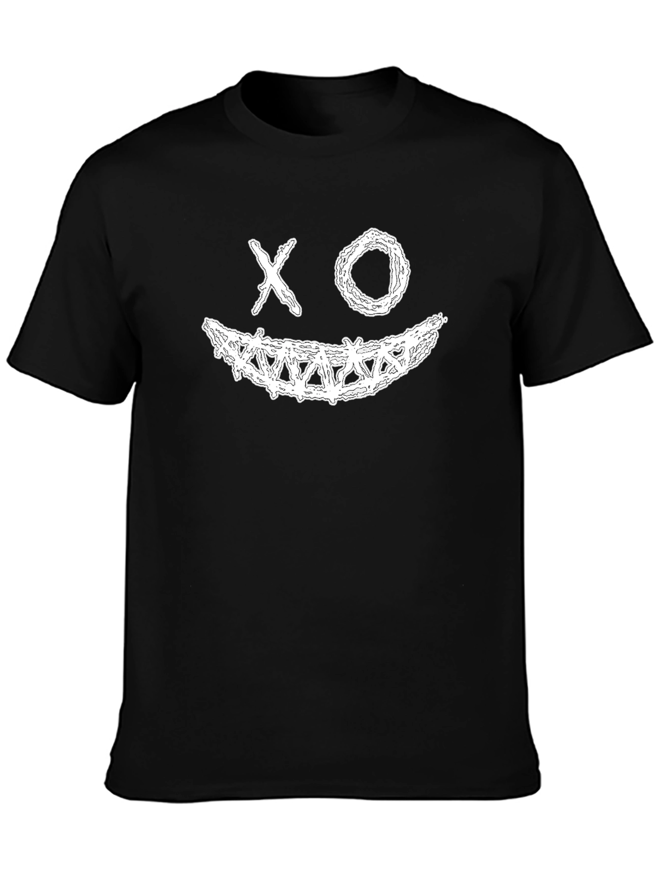 XO Smile Black Graphic Tee