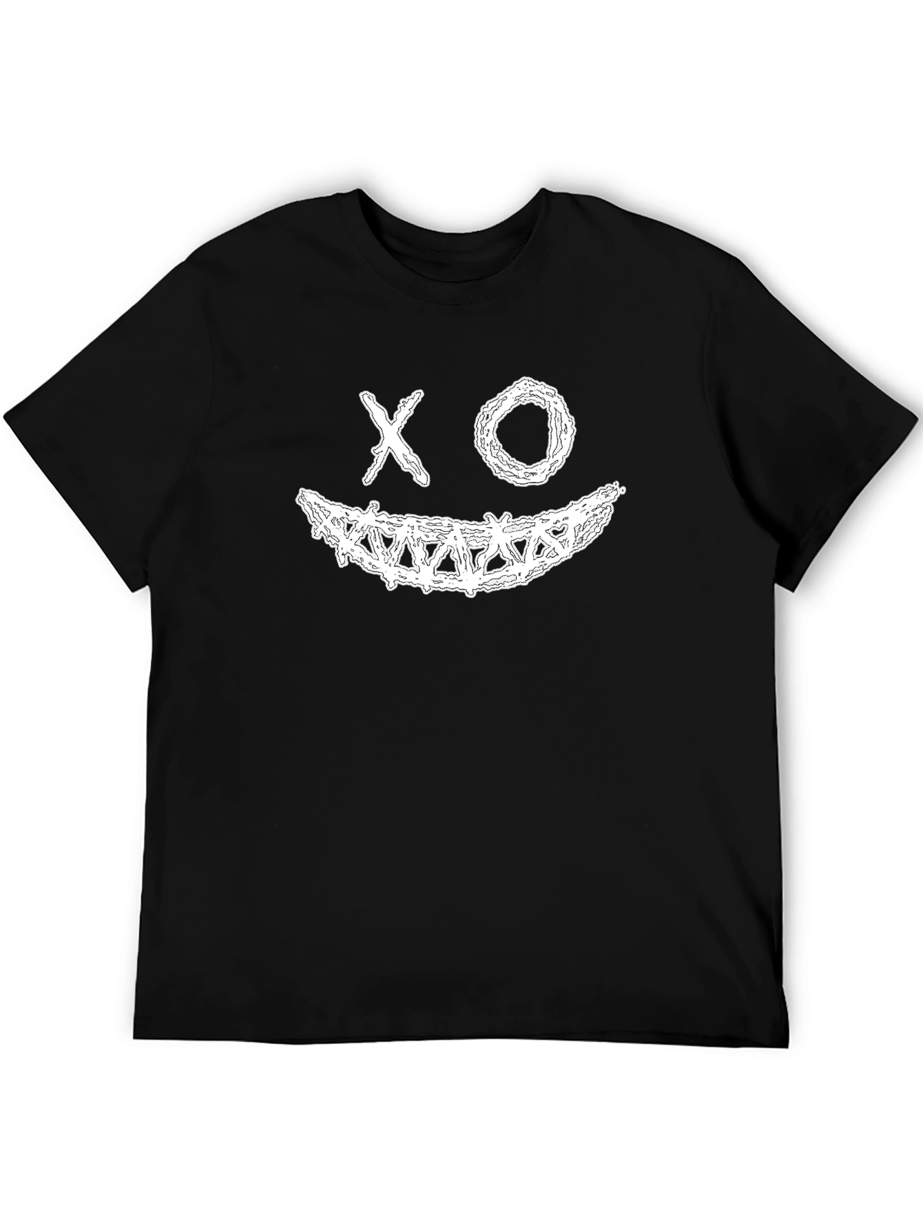 XO Smile Black Graphic Tee