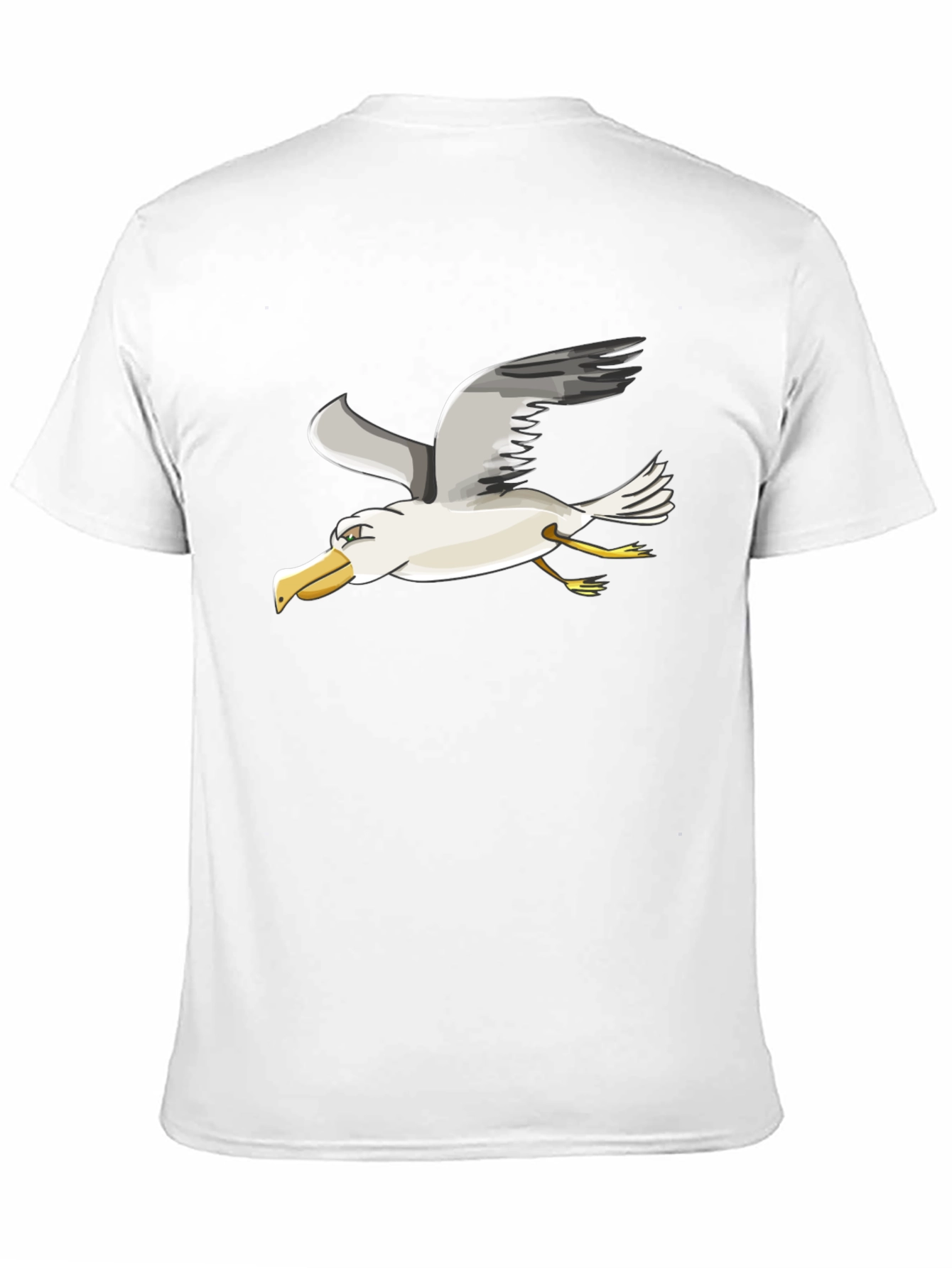 Seagull Graphic Tee - Black Casual Shirt