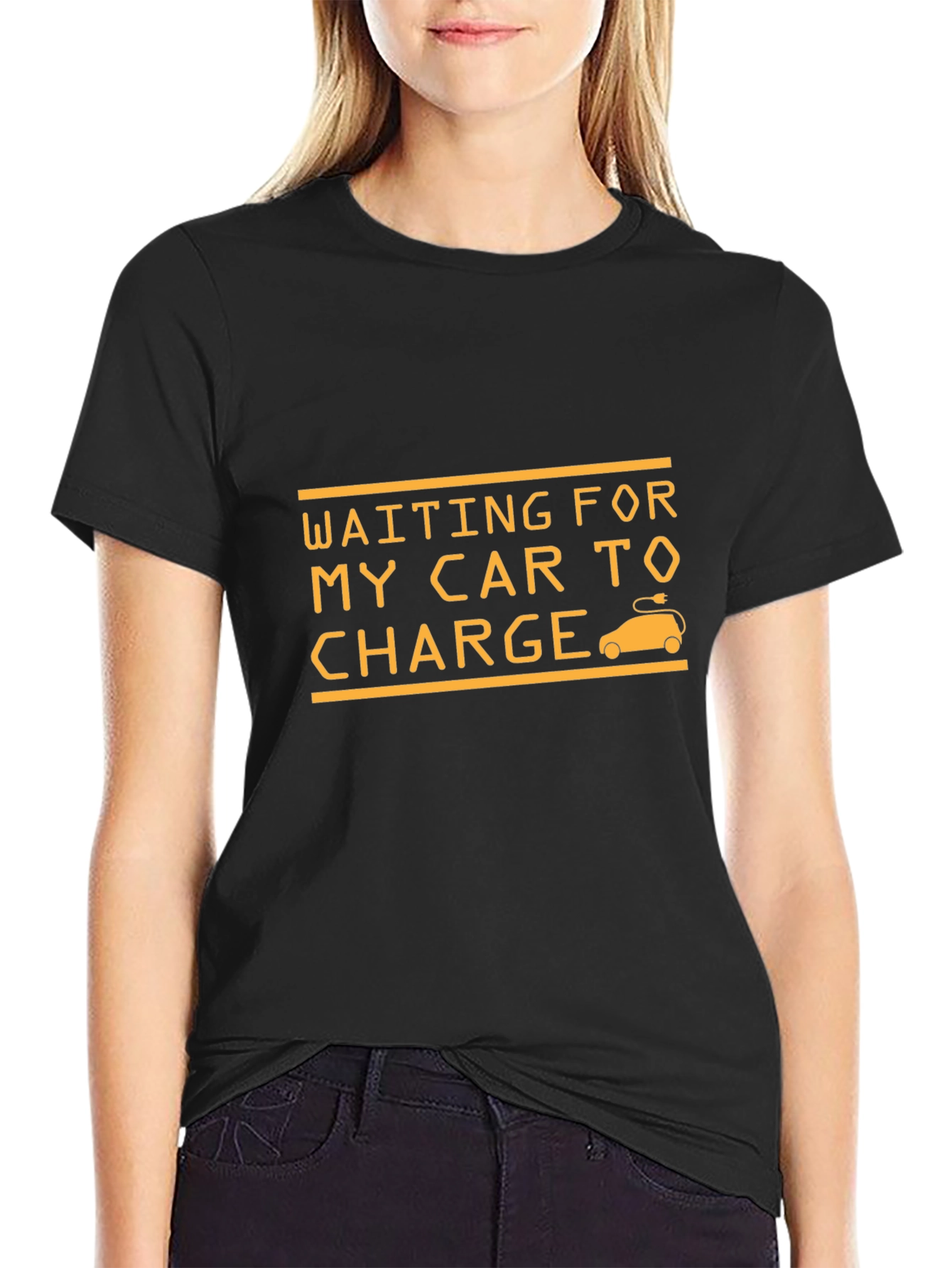 Waiting For My Car To Charge EV T-Shirt