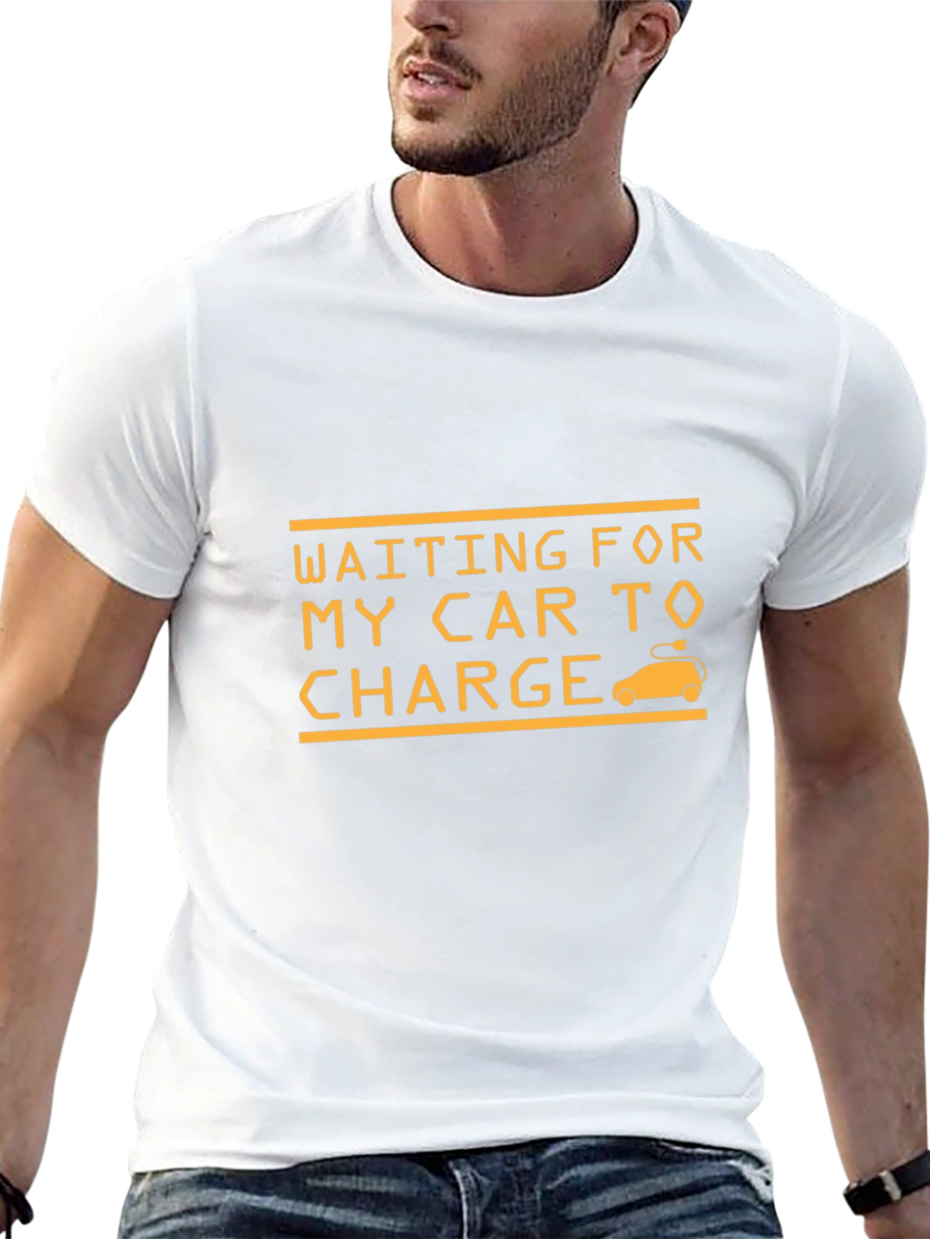 Waiting For My Car To Charge EV T-Shirt