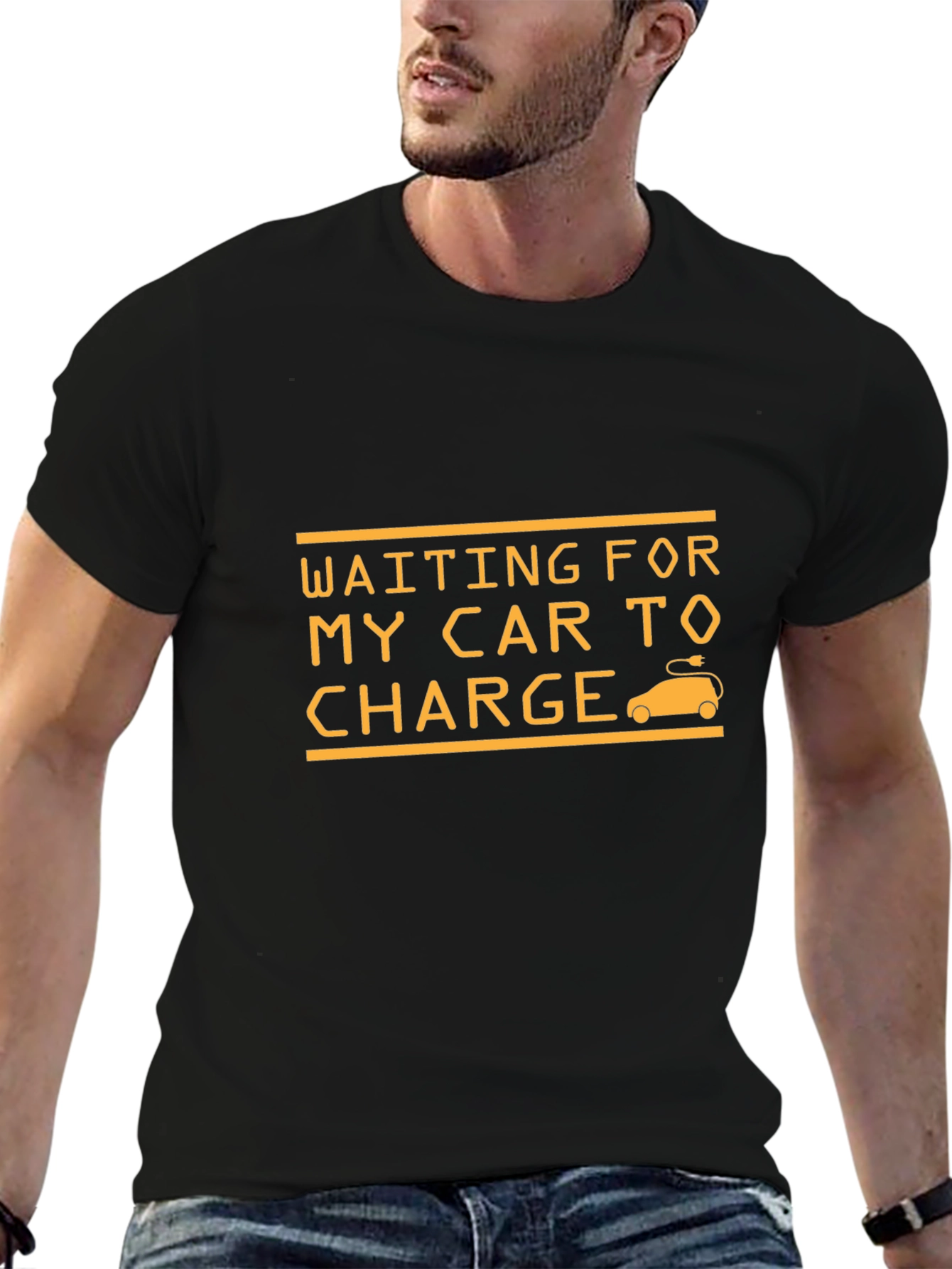 Waiting For My Car To Charge EV T-Shirt