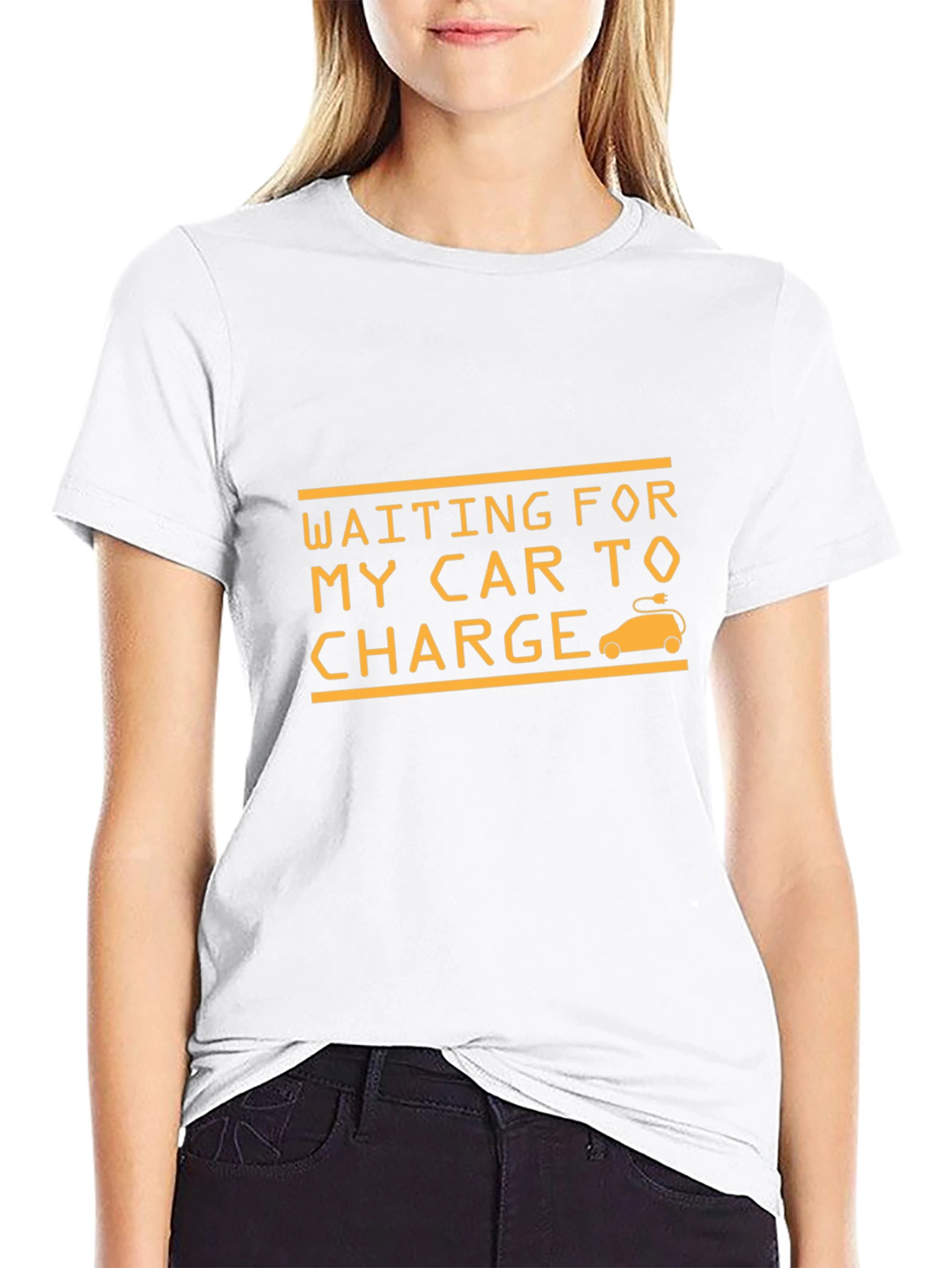 Waiting For My Car To Charge EV T-Shirt