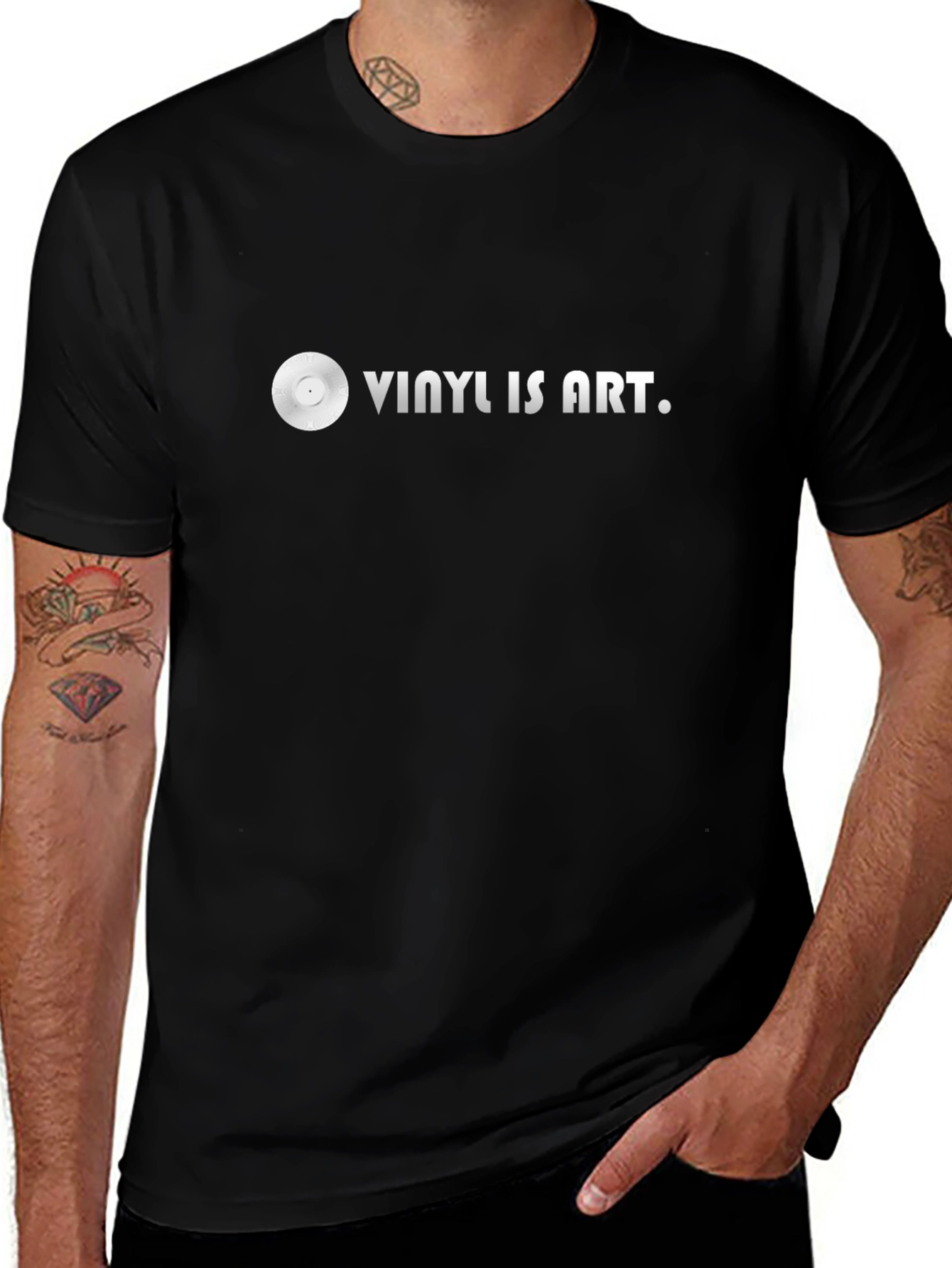 Vinyl is Art Graphic Tee - Music Lover T-Shirt