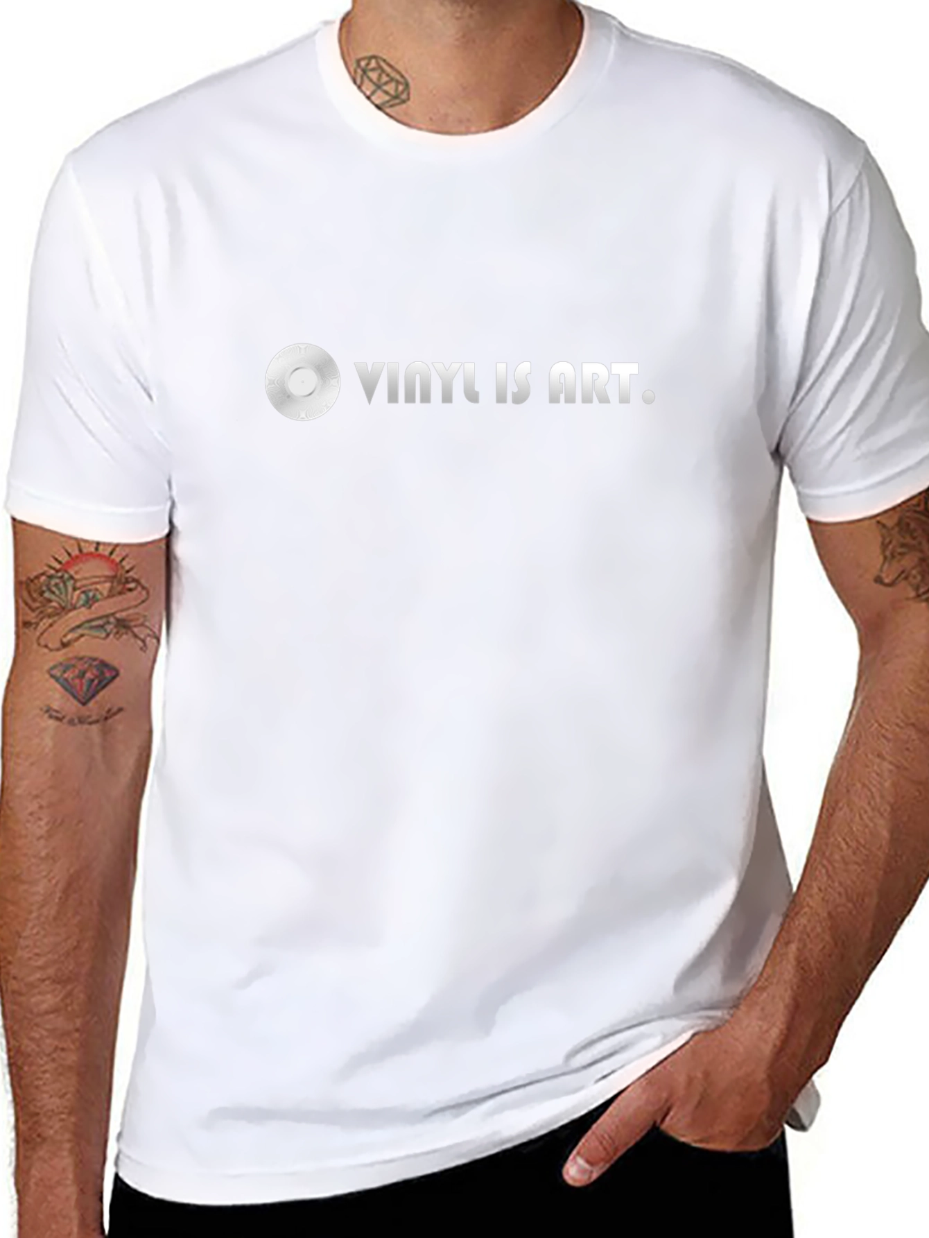 Vinyl is Art Graphic Tee - Music Lover T-Shirt