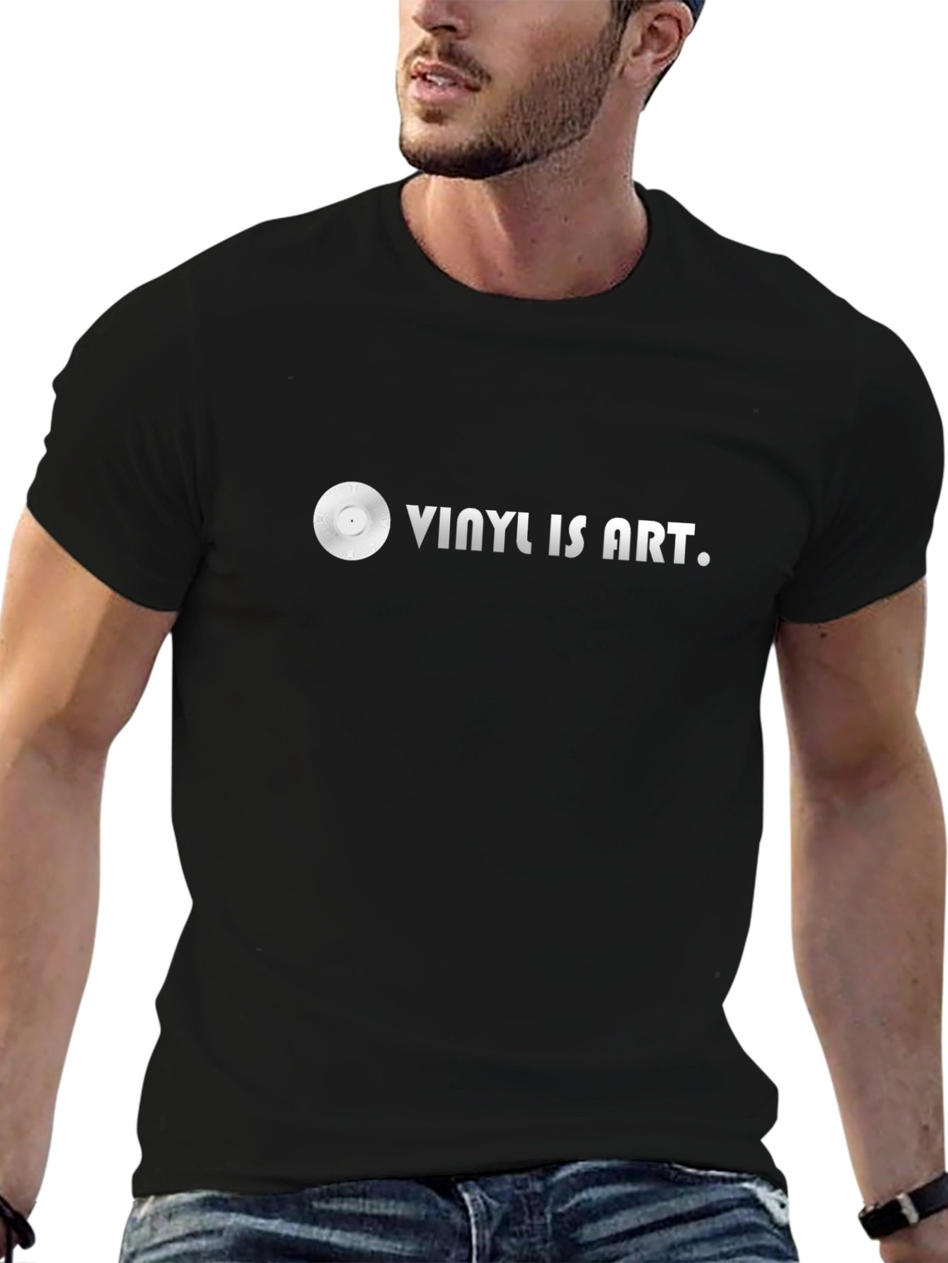 Vinyl is Art Graphic Tee - Music Lover T-Shirt