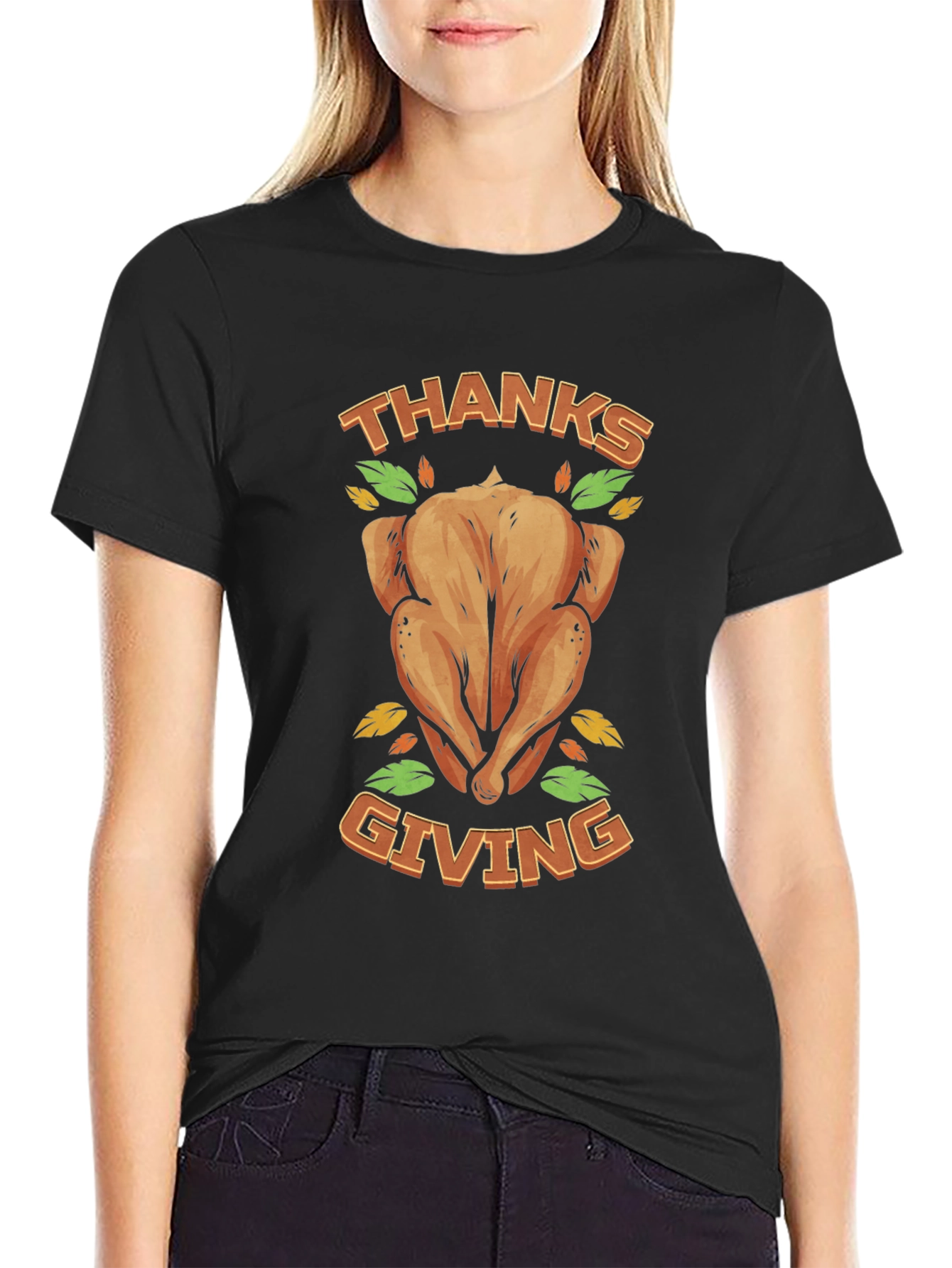 Thanksgiving Turkey Graphic T-Shirt