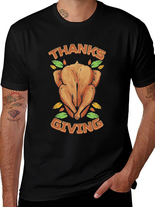 Thanksgiving Turkey Graphic T-Shirt