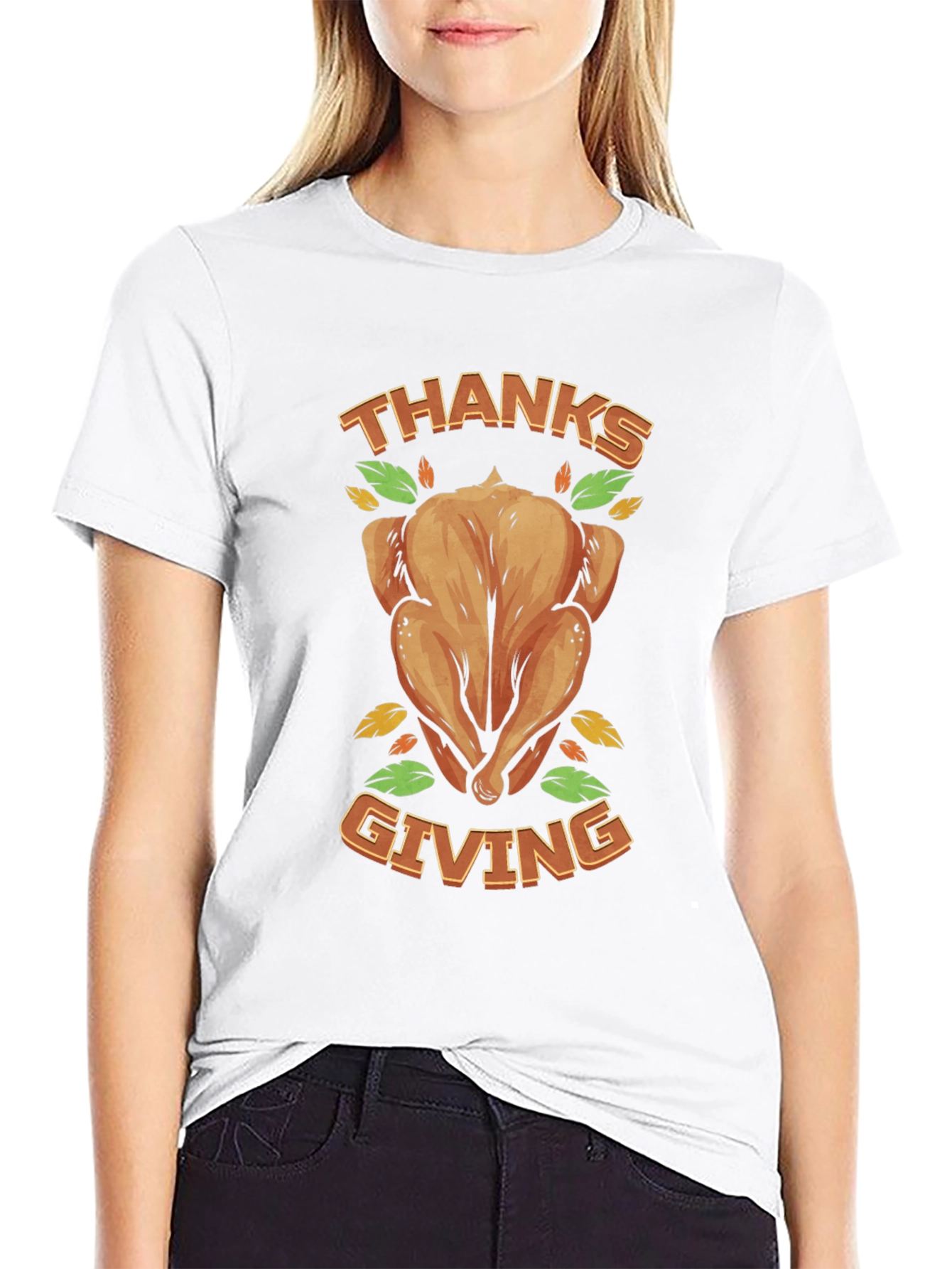 Thanksgiving Turkey Graphic T-Shirt