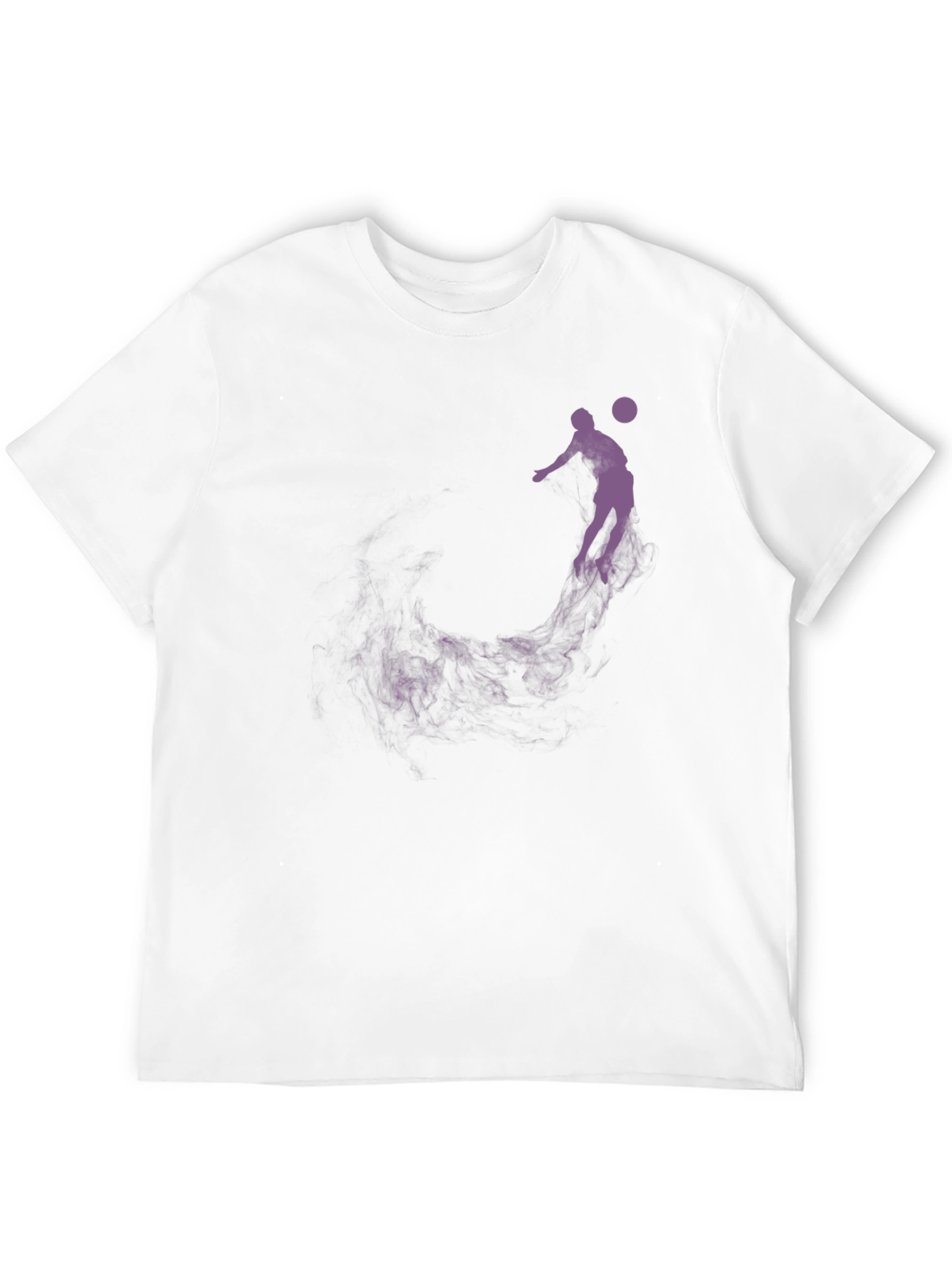 Basketball Silhouette Graphic Tee - Black