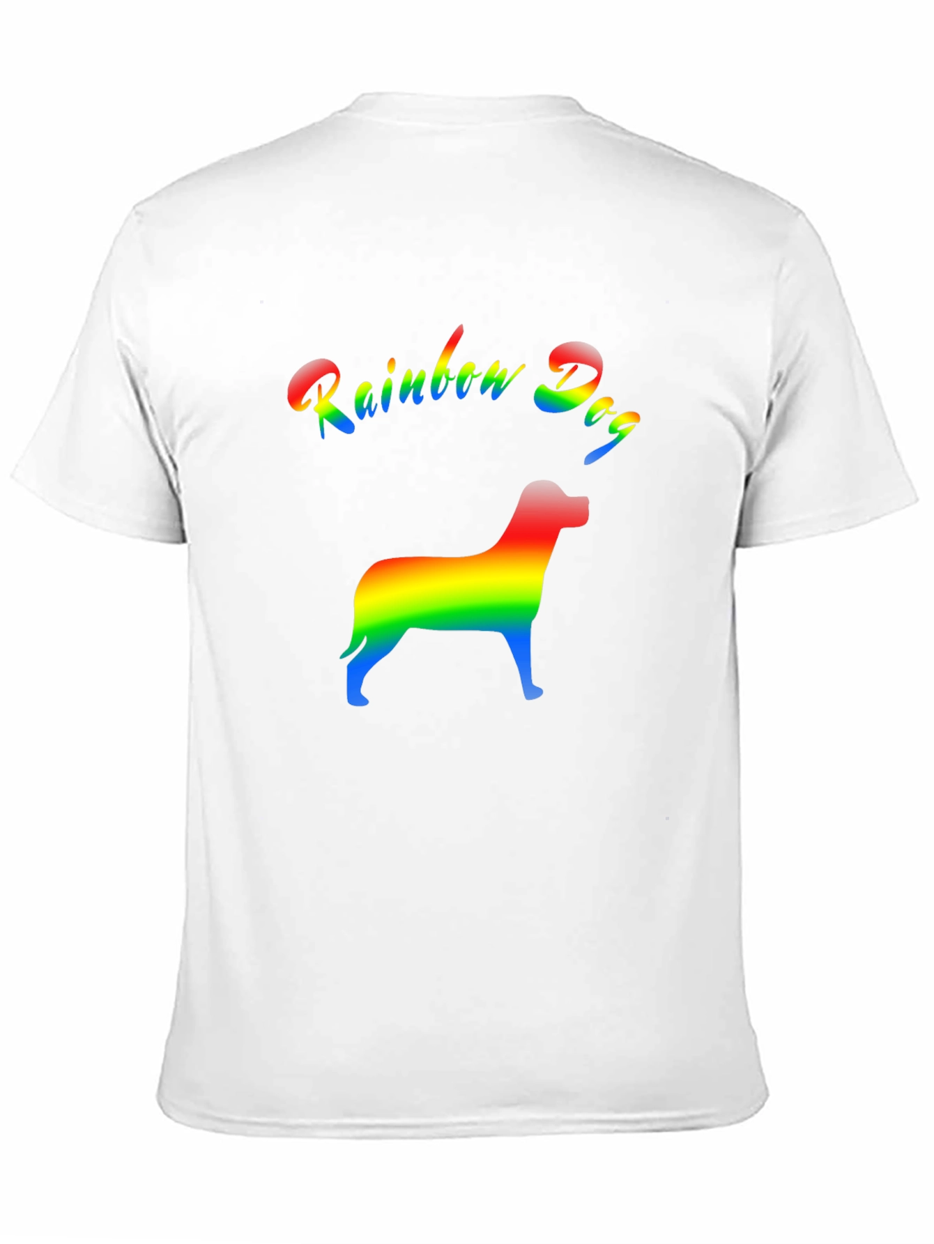 Rainbow Dog Graphic T-Shirt