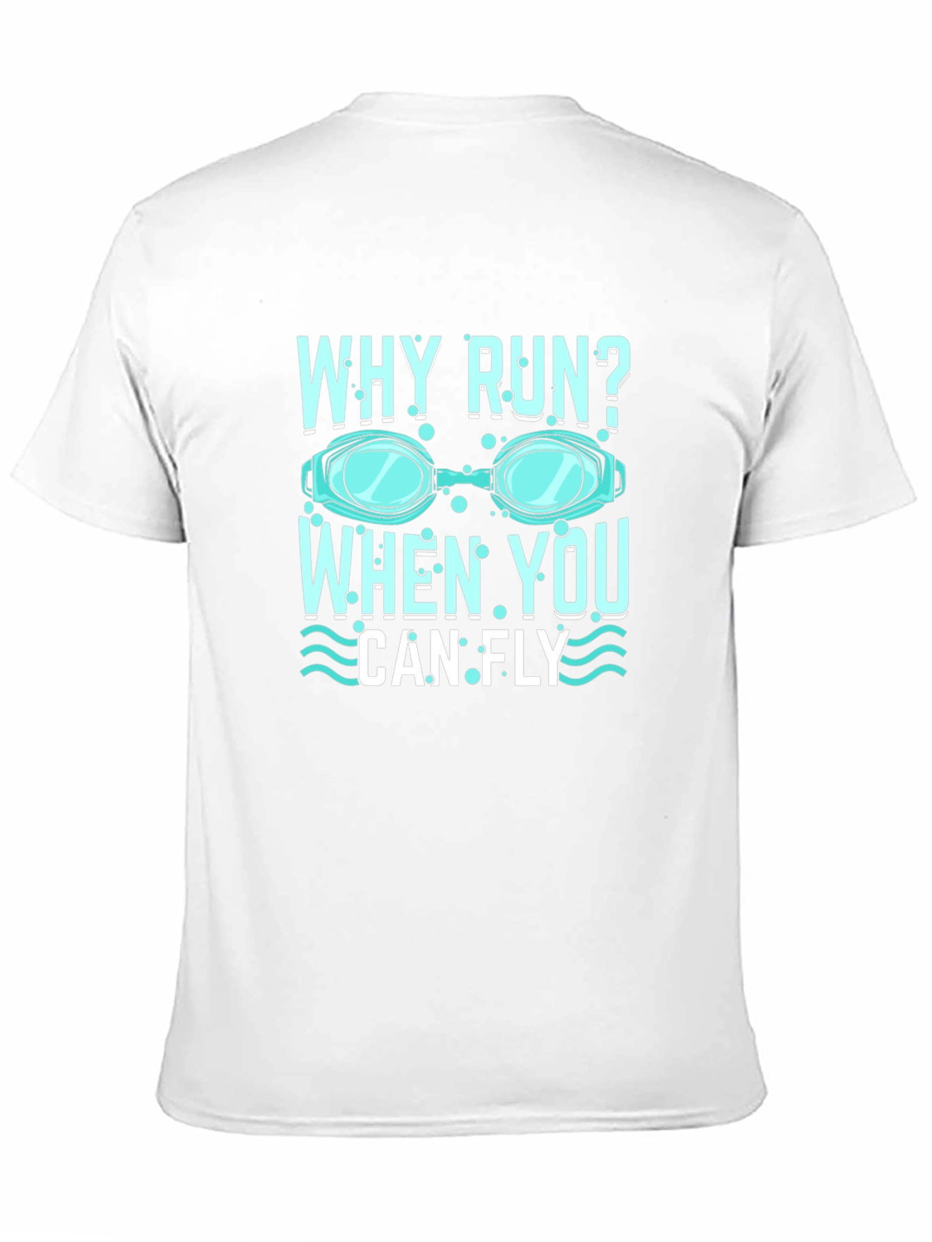 Why Run Swim T-Shirt - Lightweight Cotton Tee