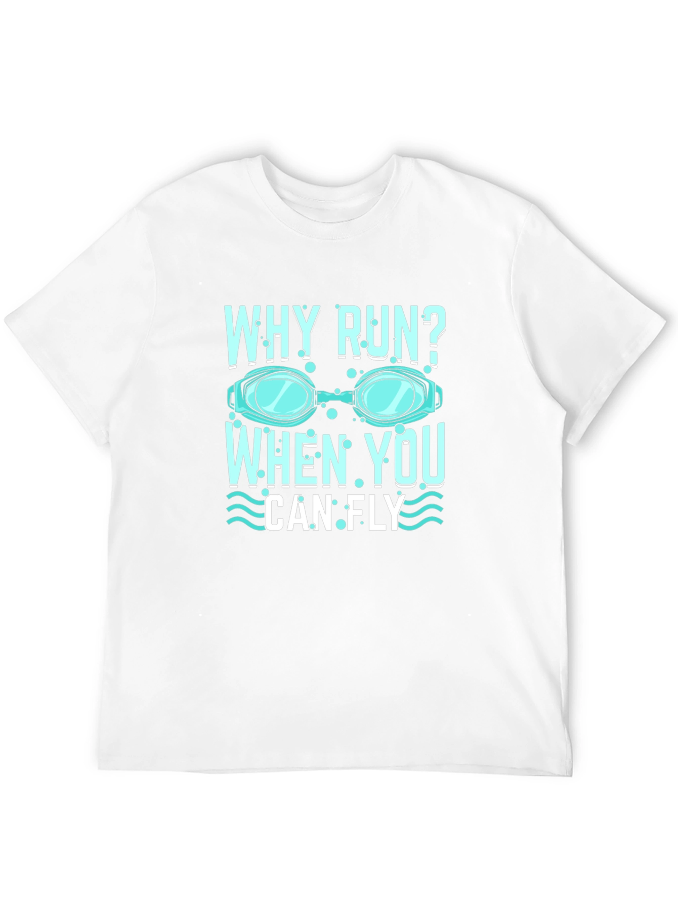 Why Run Swim T-Shirt - Lightweight Cotton Tee