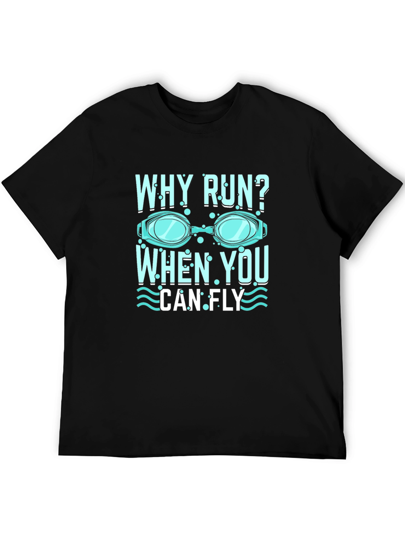 Why Run Swim T-Shirt - Lightweight Cotton Tee