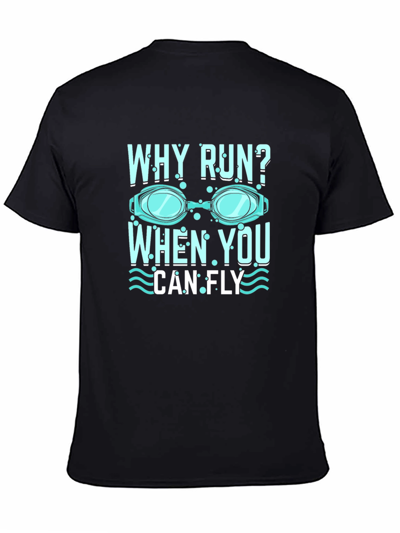 Why Run Swim T-Shirt - Lightweight Cotton Tee