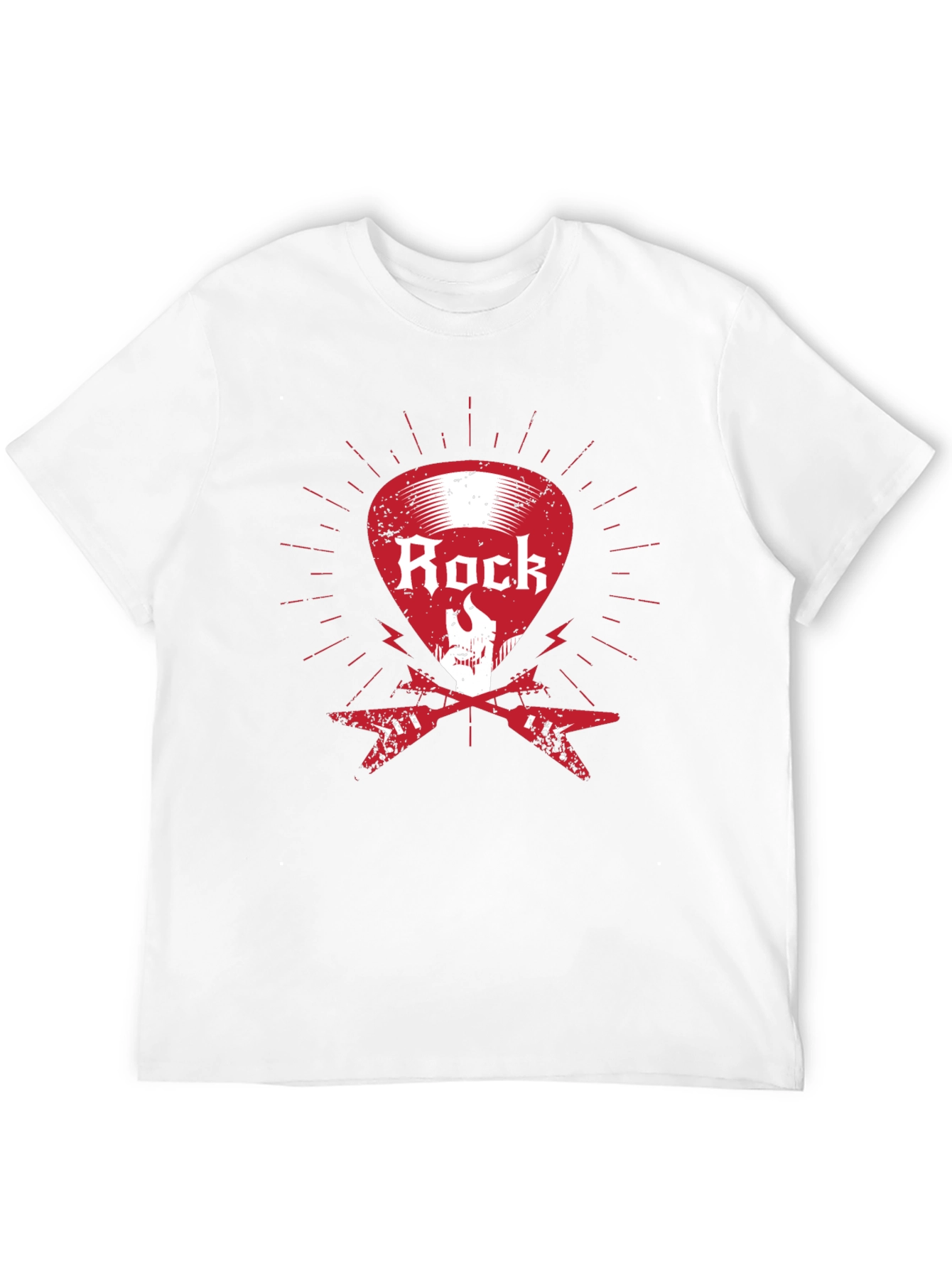 Rock Music Graphic T-Shirt - Black Cotton Tee
