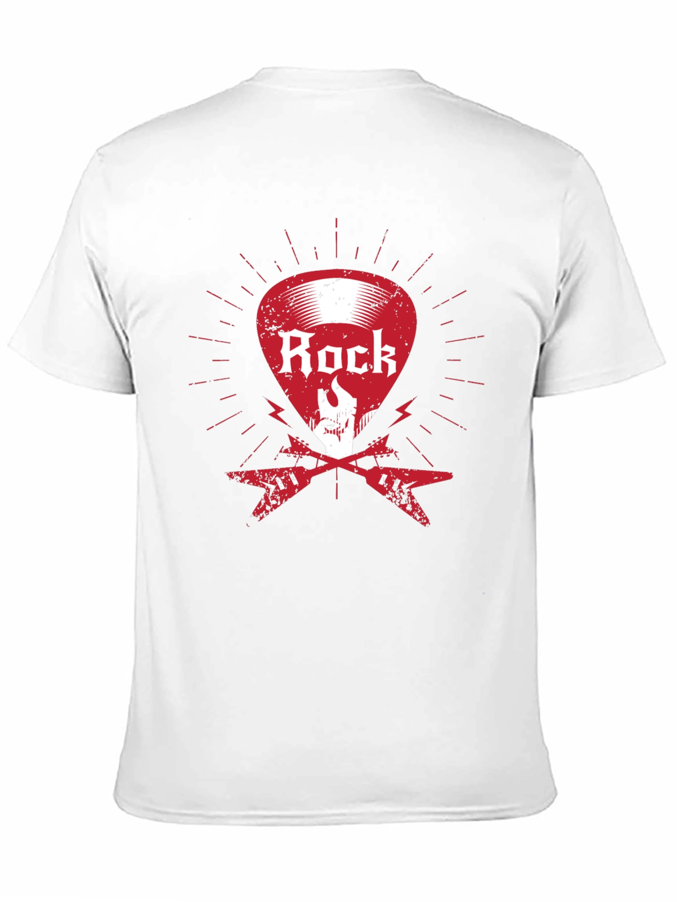 Rock Music Graphic T-Shirt - Black Cotton Tee