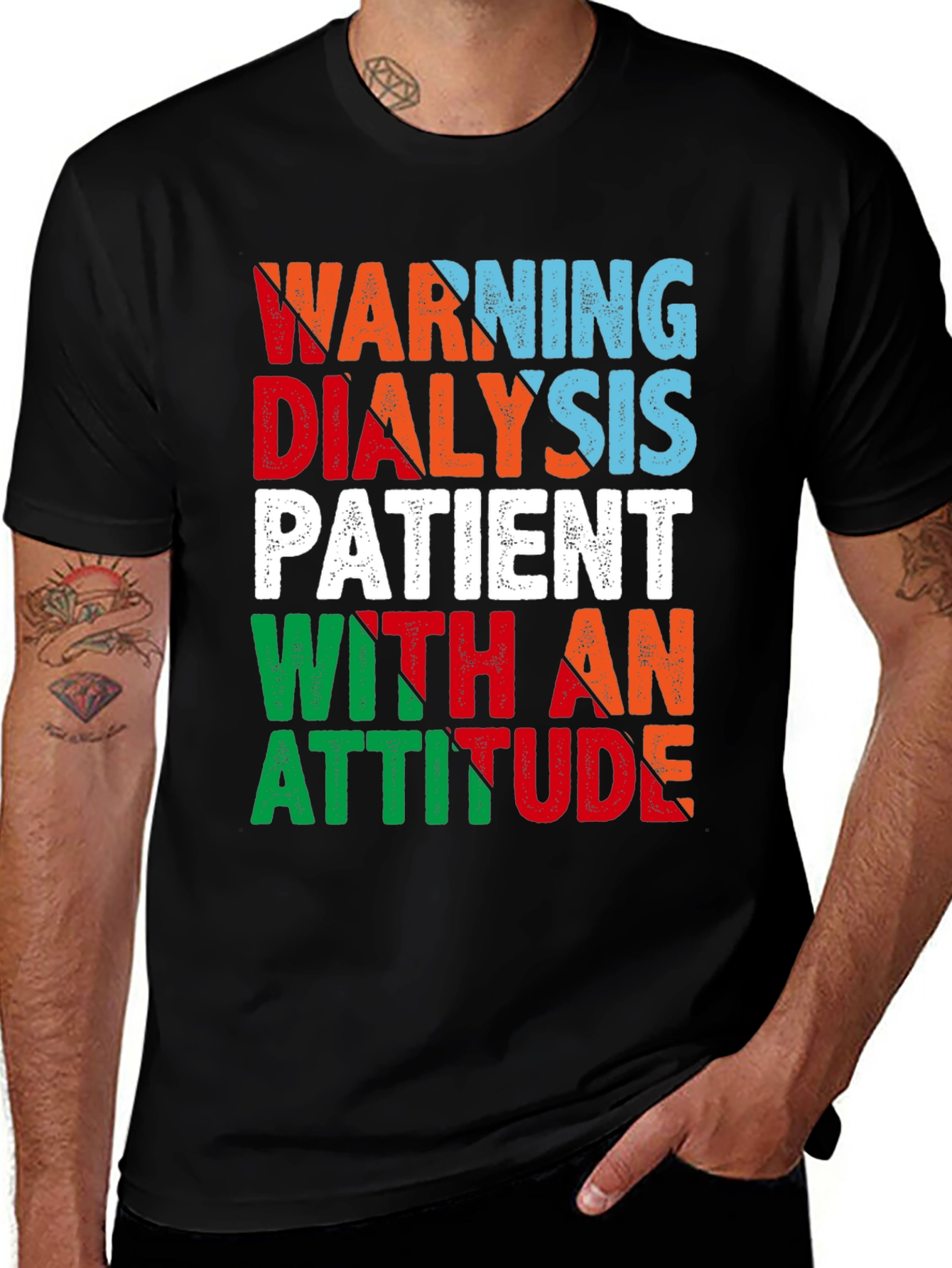 Warning Dialysis Patient Graphic Tee