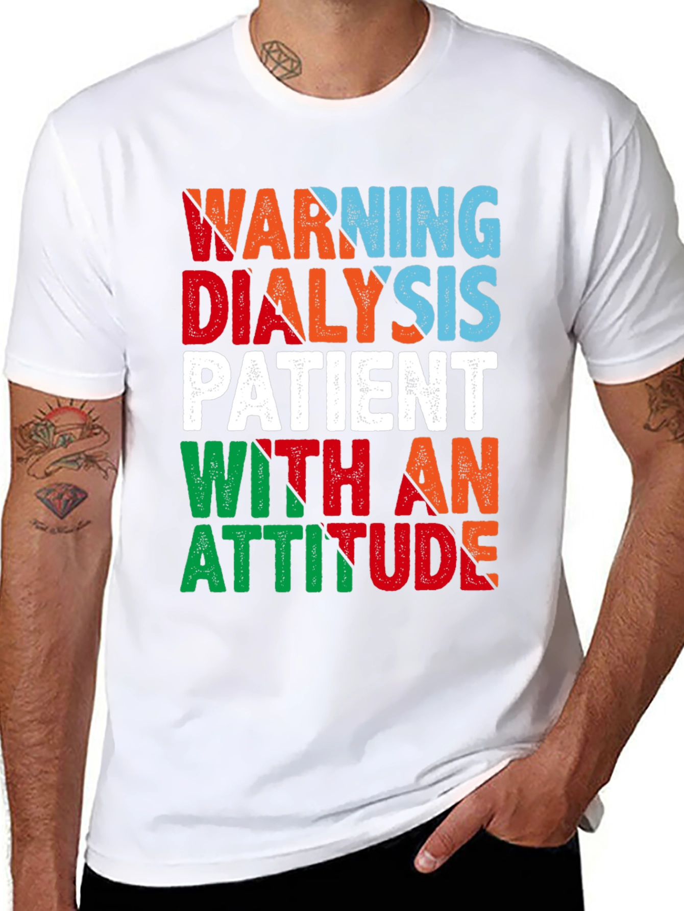 Warning Dialysis Patient Graphic Tee