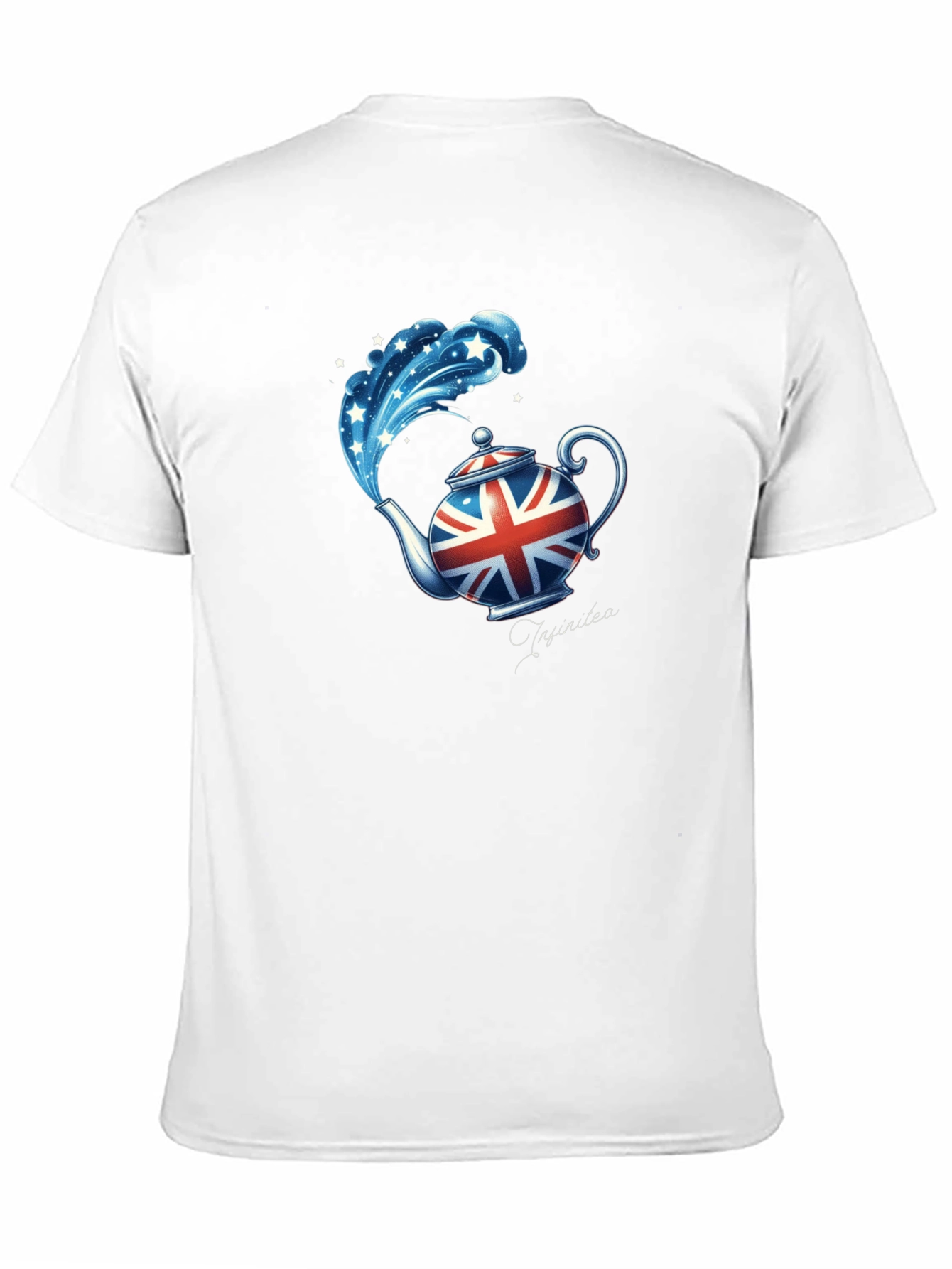 Union Jack Teapot T-Shirt - Novelty Graphic Tee