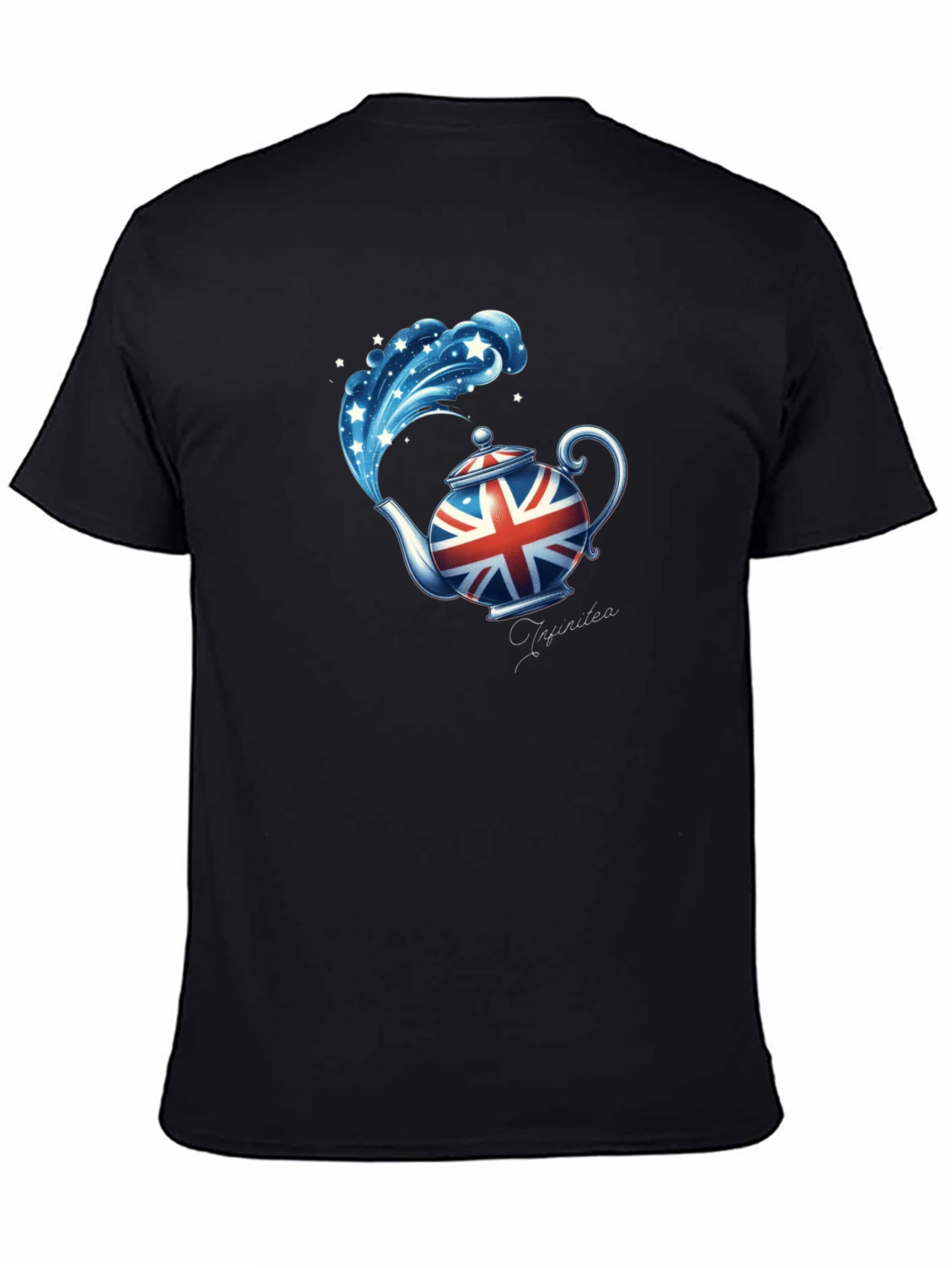 Union Jack Teapot T-Shirt - Novelty Graphic Tee
