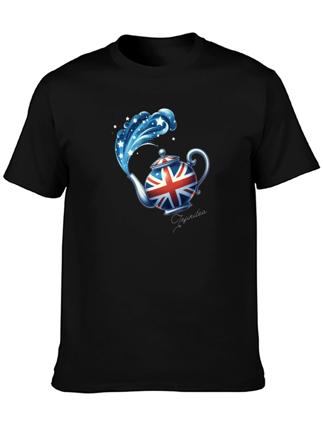 Union Jack Teapot T-Shirt - Novelty Graphic Tee