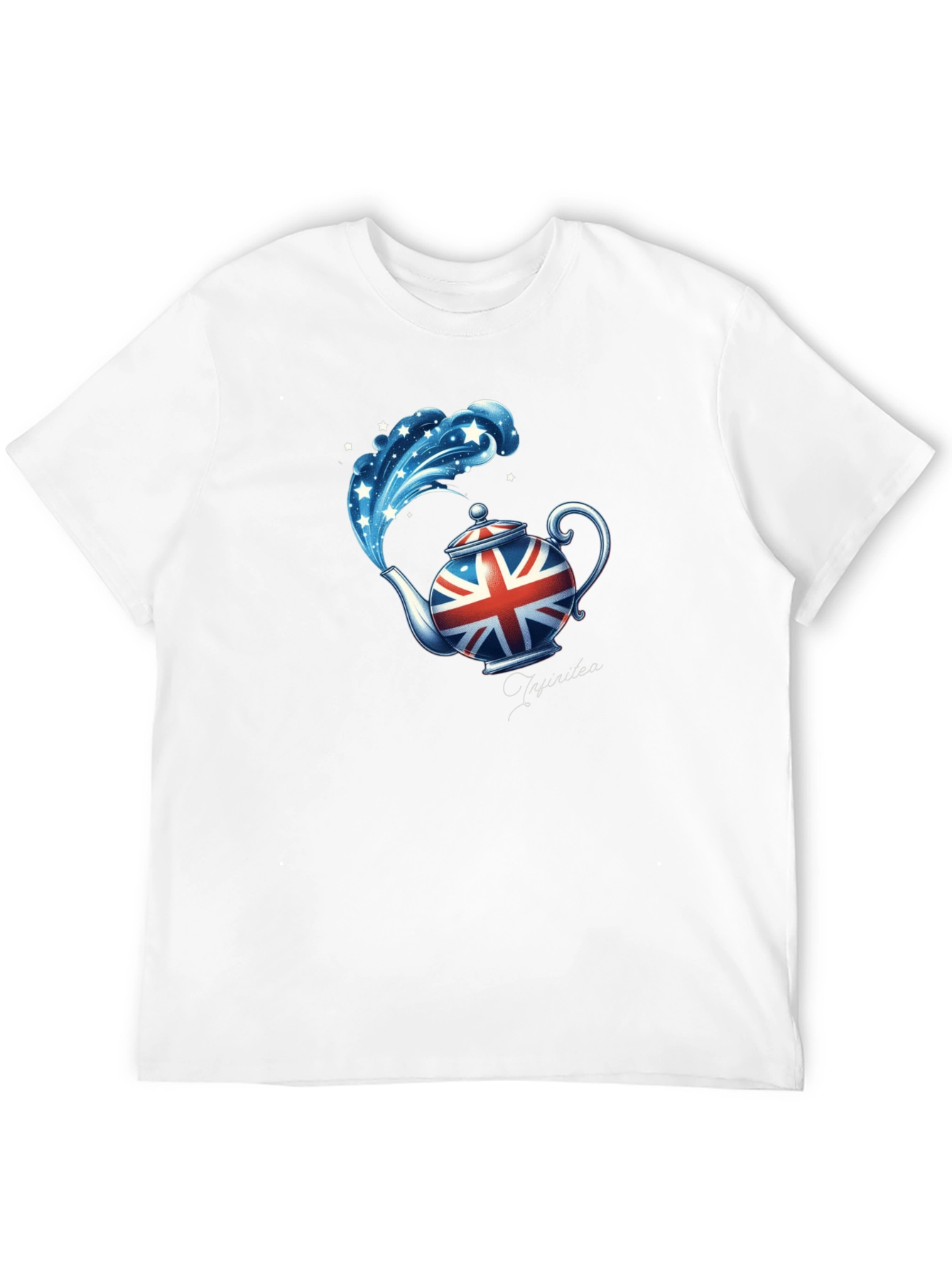 Union Jack Teapot T-Shirt - Novelty Graphic Tee