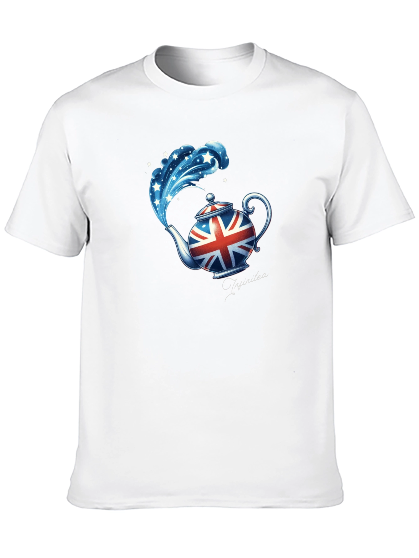 Union Jack Teapot T-Shirt - Novelty Graphic Tee