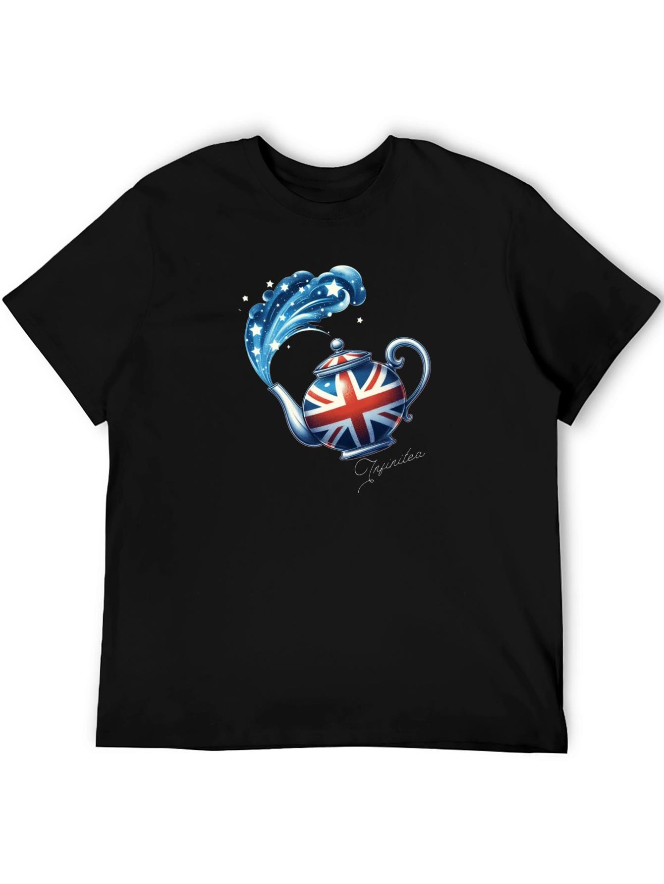 Union Jack Teapot T-Shirt - Novelty Graphic Tee