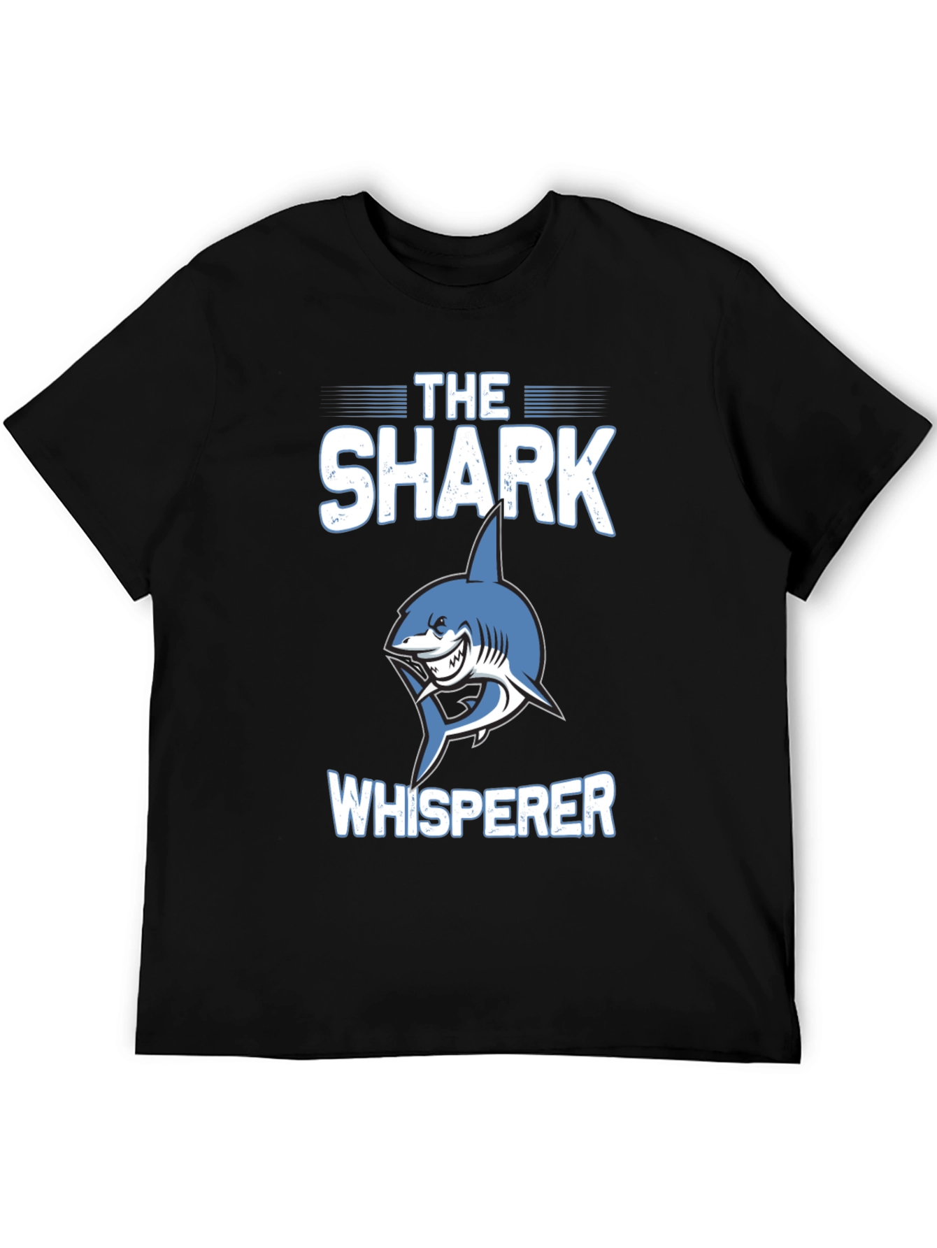 The Shark Whisperer Graphic T-Shirt - Blue