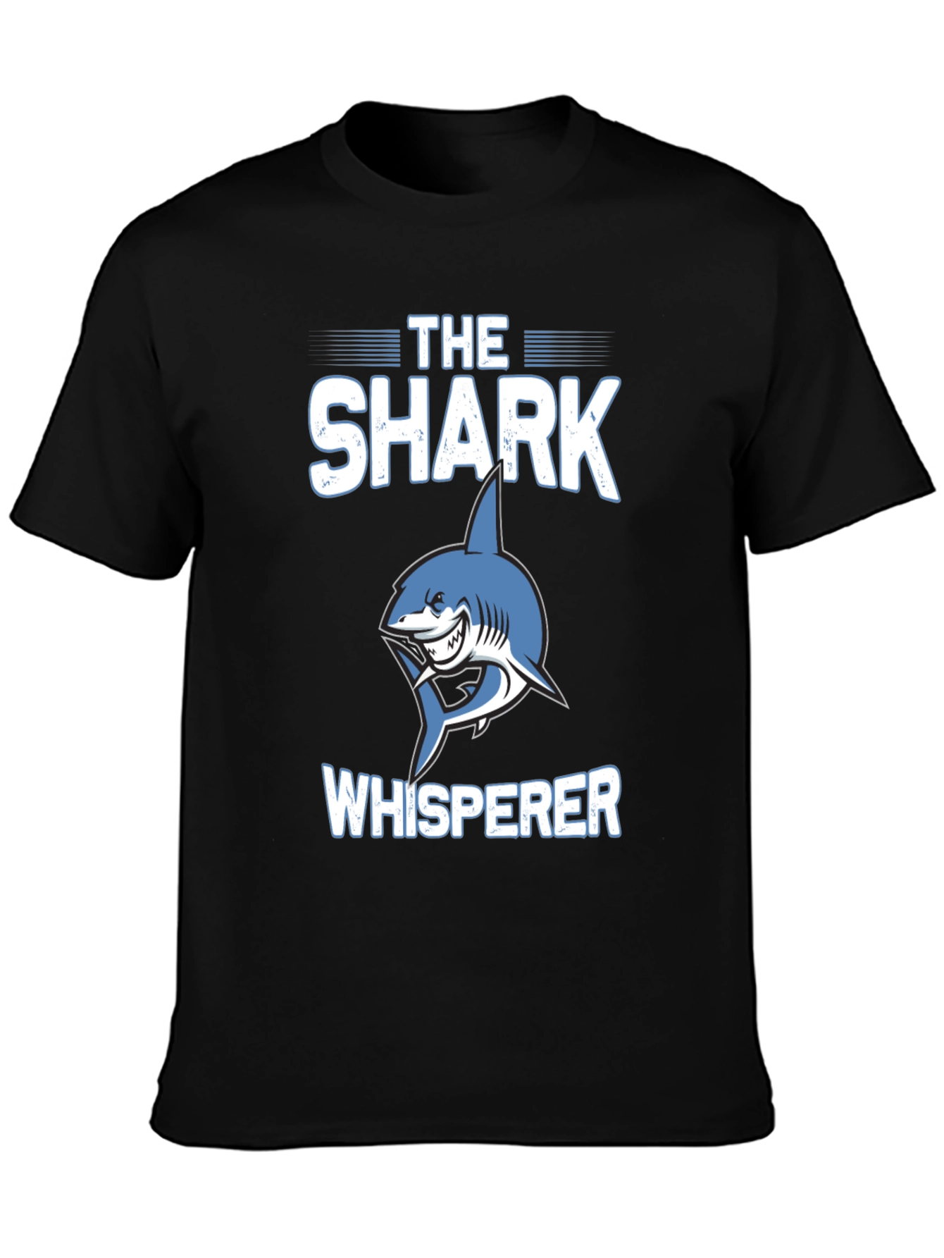 The Shark Whisperer Graphic T-Shirt - Blue