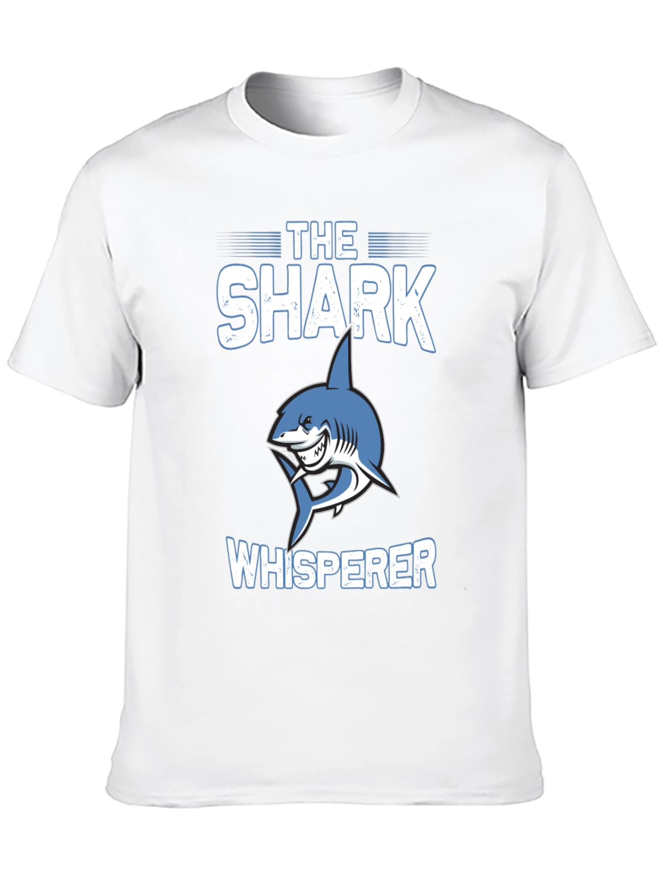 The Shark Whisperer Graphic T-Shirt - Blue