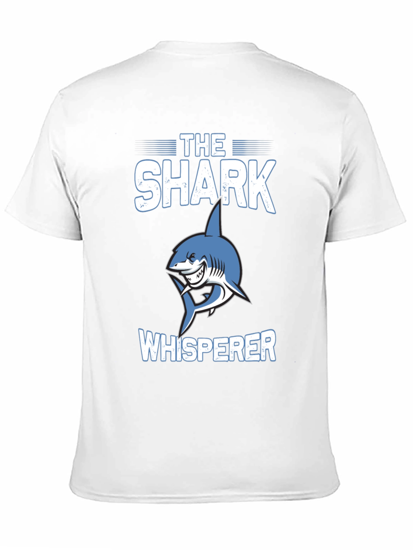 The Shark Whisperer Graphic T-Shirt - Blue