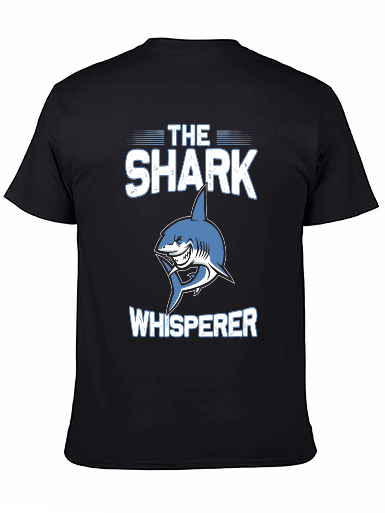 The Shark Whisperer Graphic T-Shirt - Blue