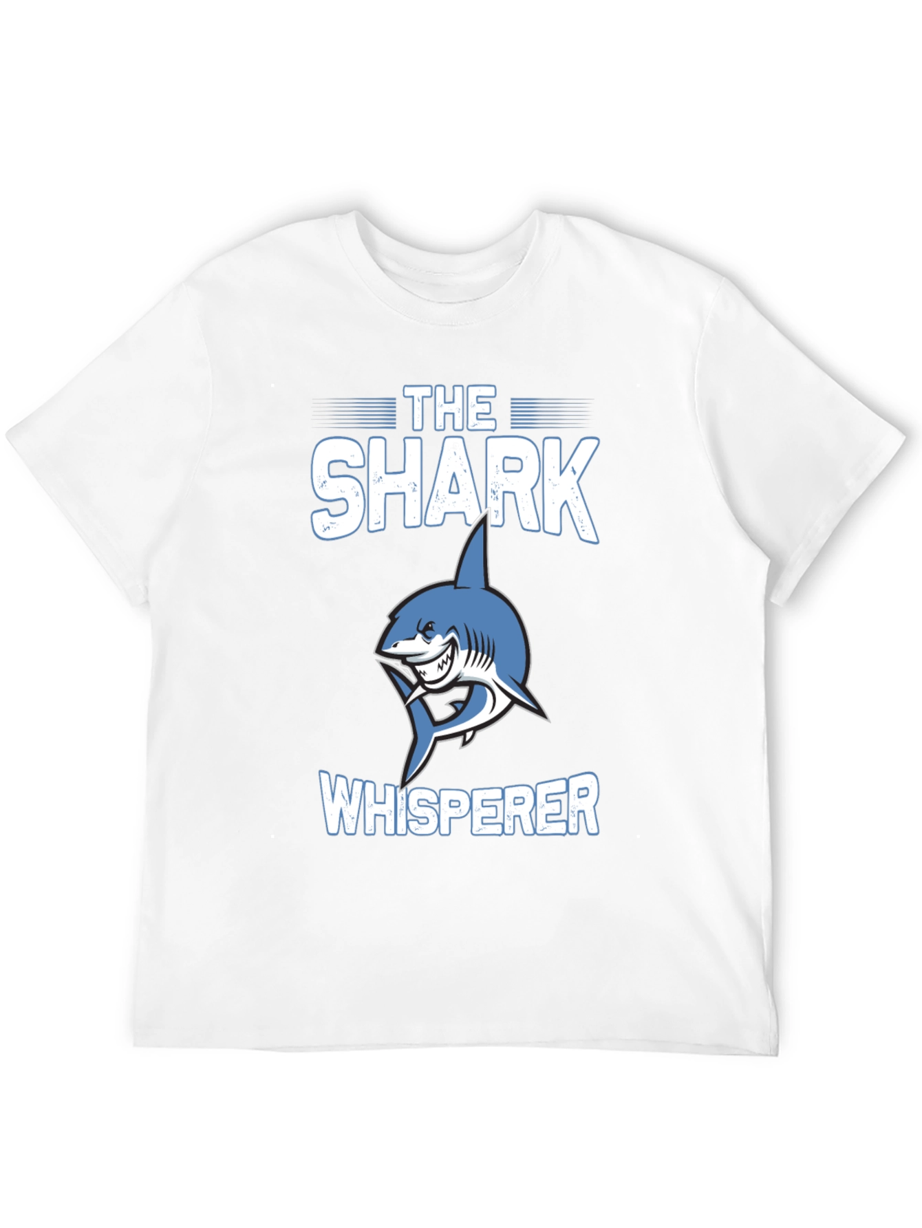 The Shark Whisperer Graphic T-Shirt - Blue