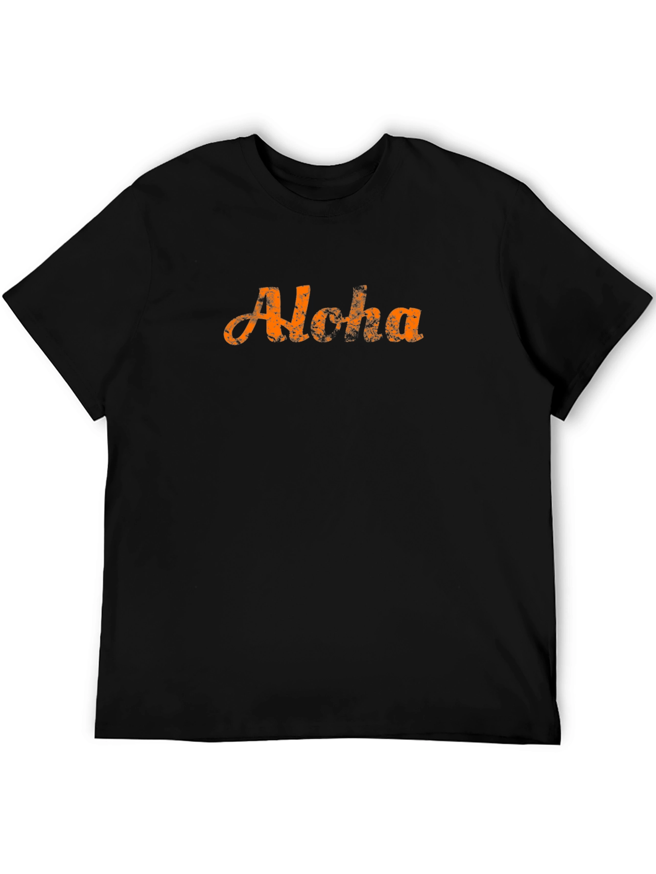 Aloha Graphic T-Shirt - Casual Black Tee
