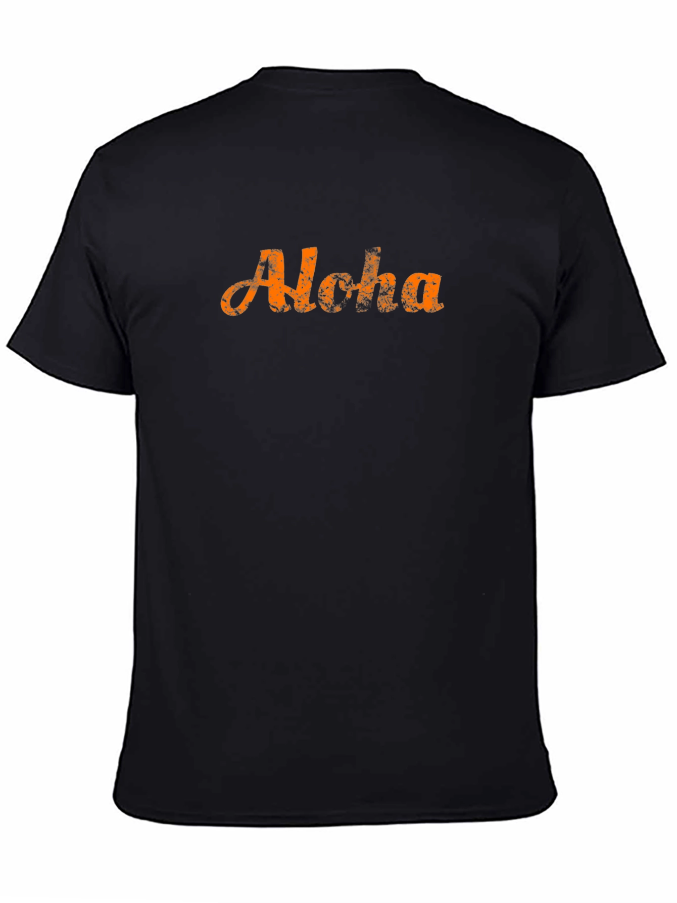 Aloha Graphic T-Shirt - Casual Black Tee