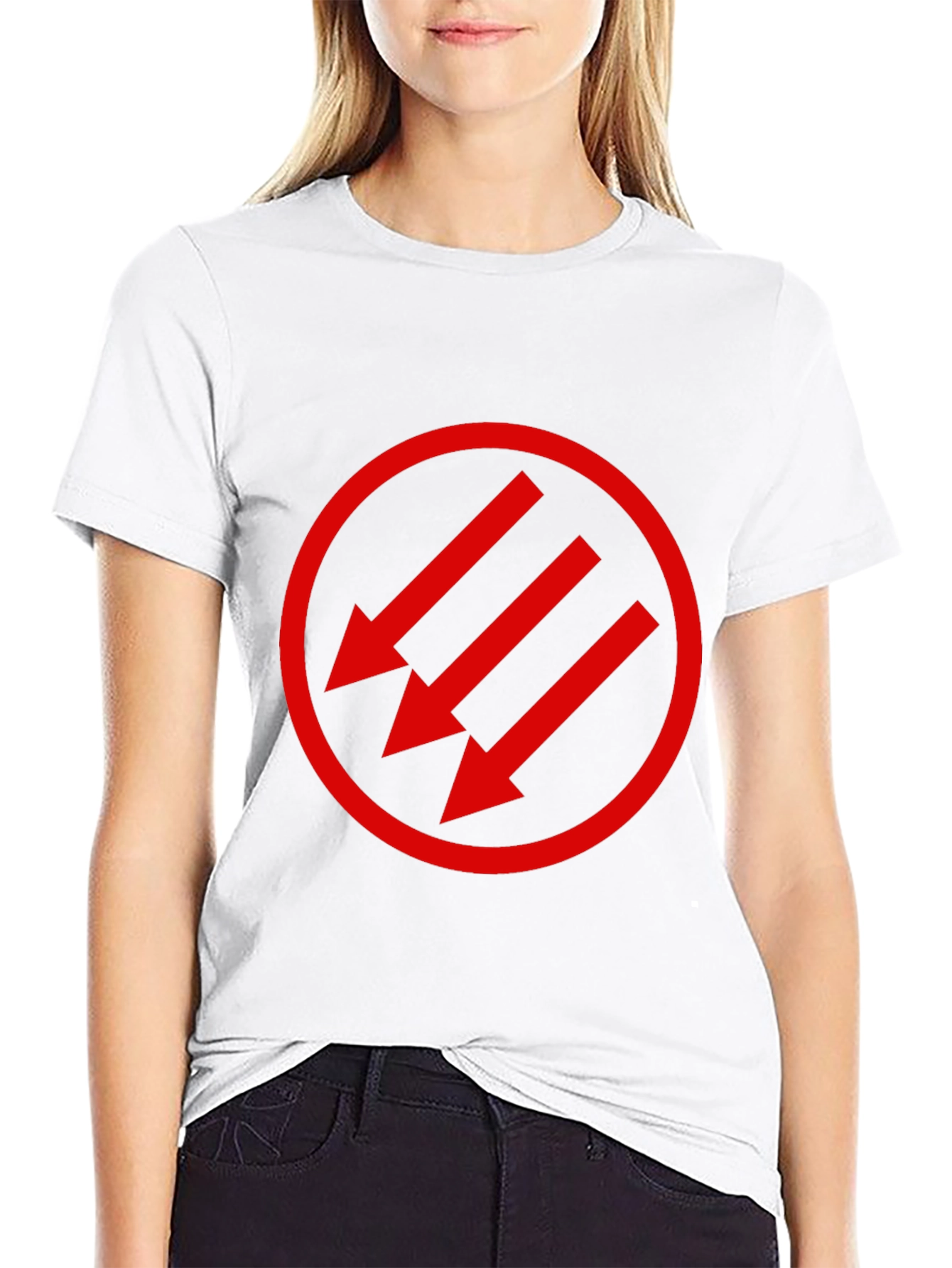 Antifascist Three Arrows Symbol T-Shirt